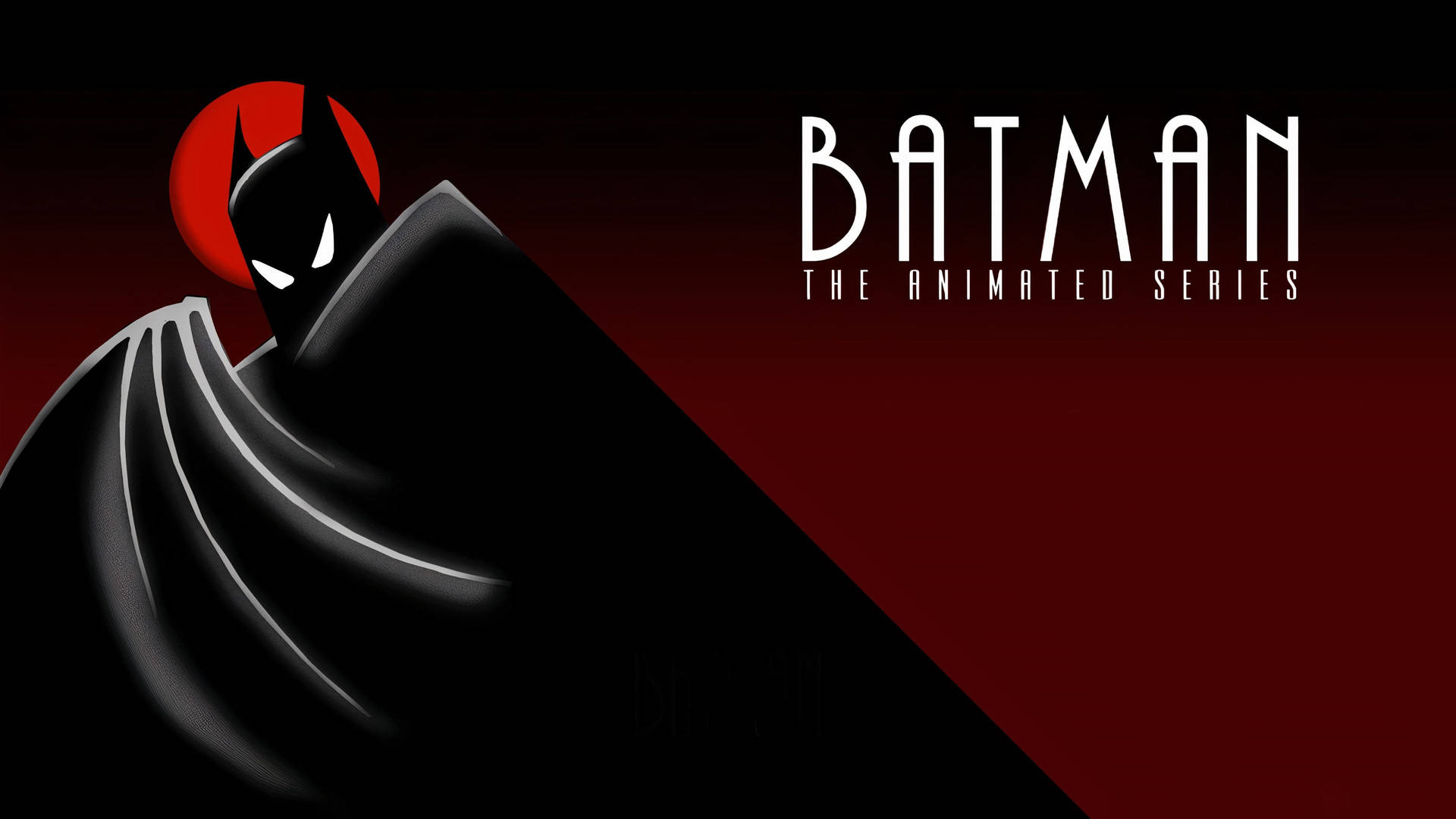 Batman Animated Series Official Poster Desktop