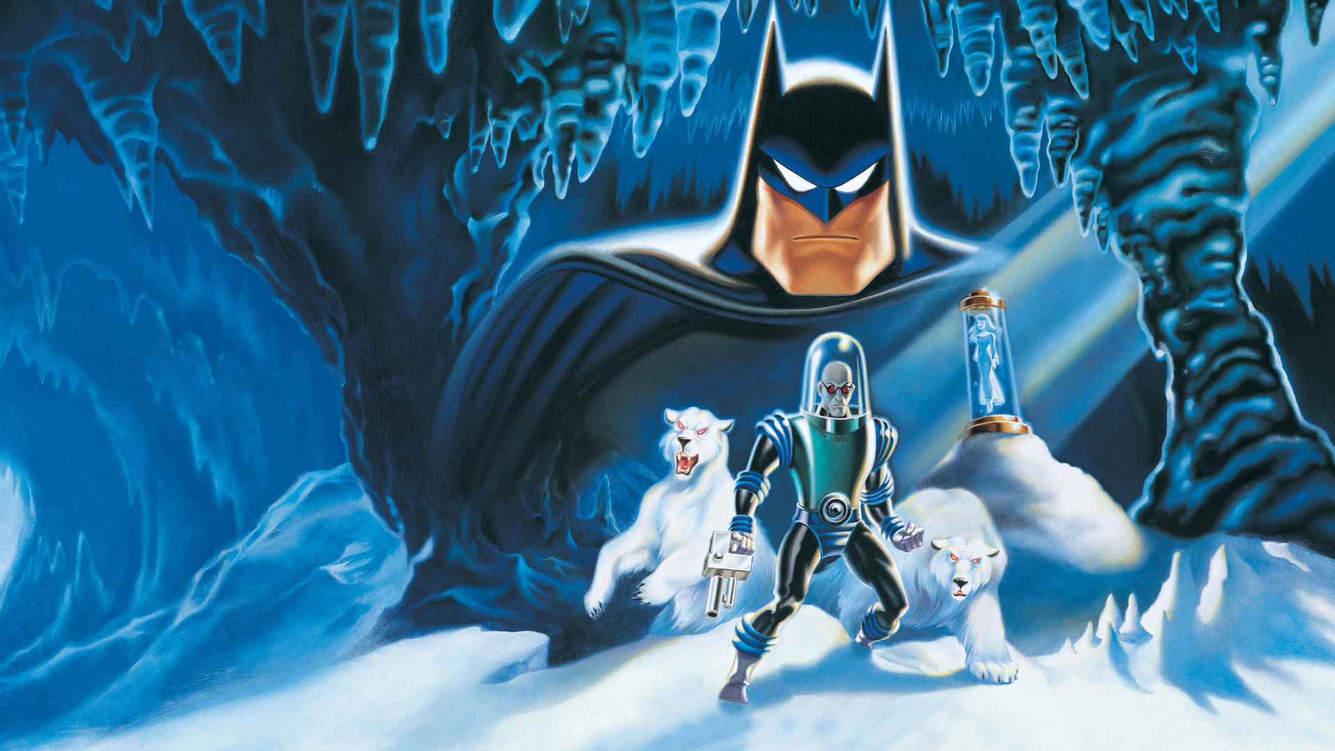 Batman Animated Snow World Art Desktop