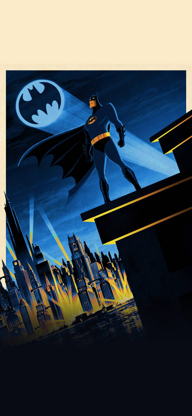 Batman Animated Standing Pose Mobile