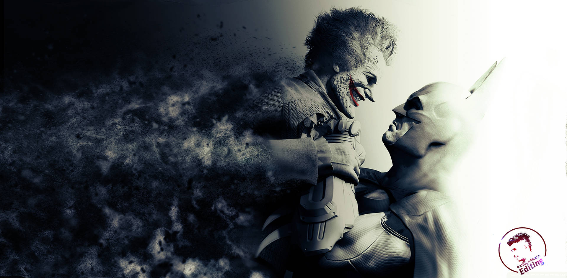 Batman Arkham City Batman And Joker Background