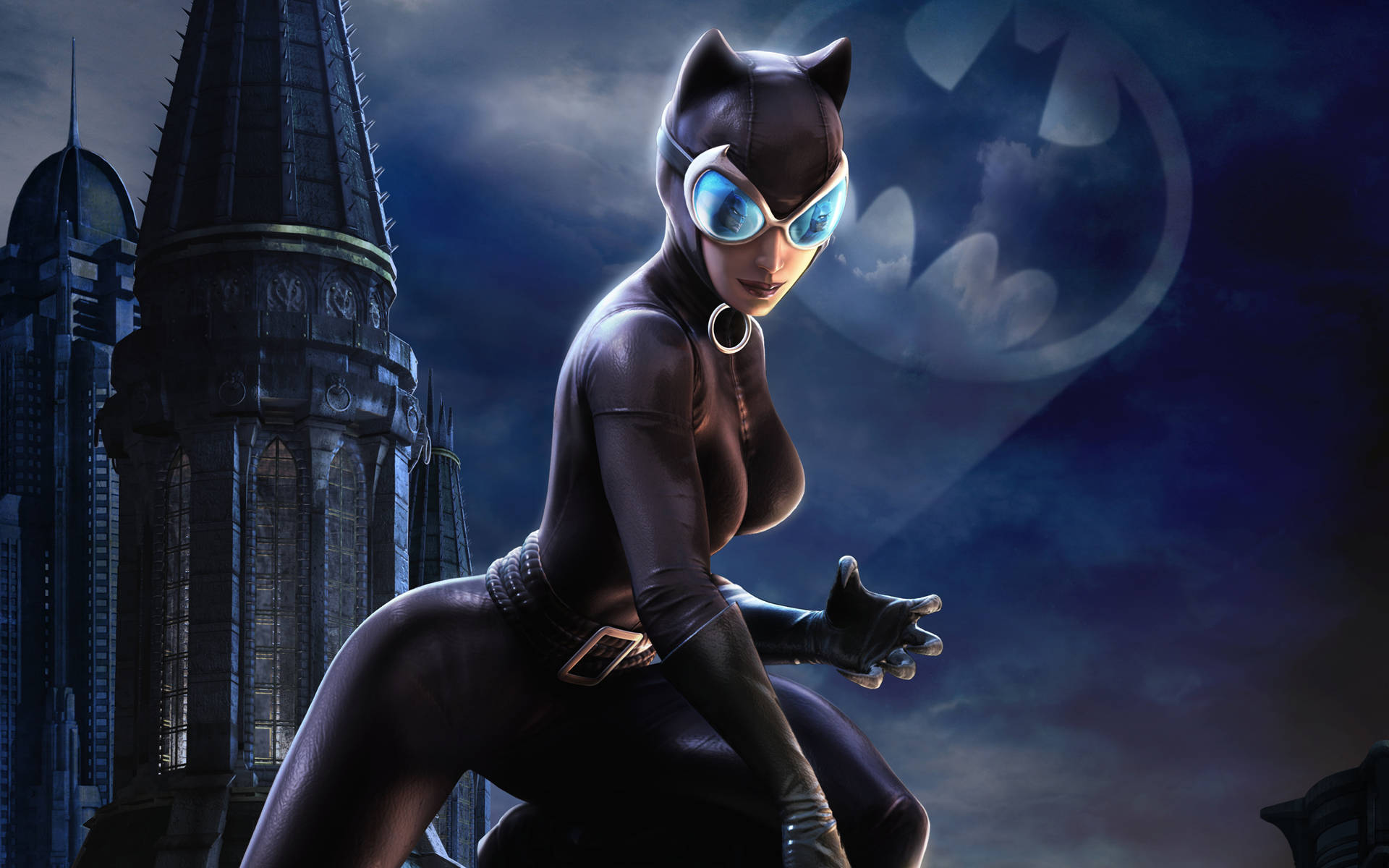 Batman Arkham City Catwoman Bat Signal