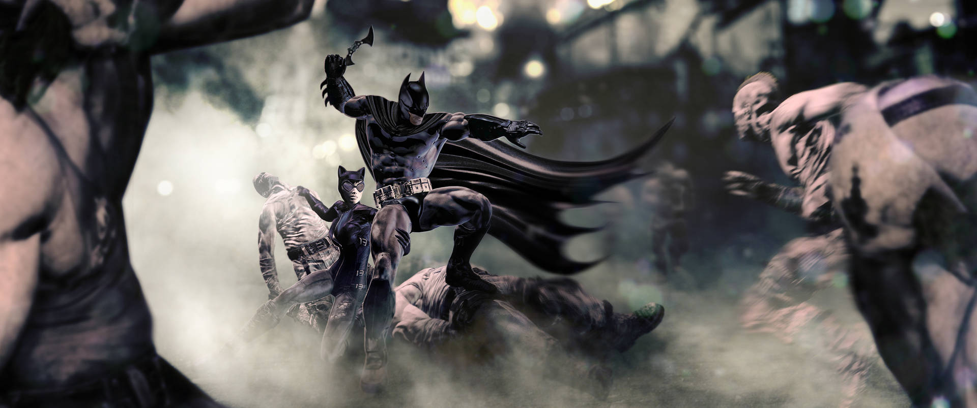 Batman Arkham City Fighting Enemies