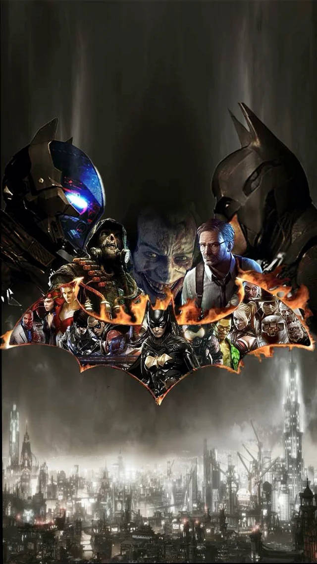 Batman Arkham City Iphone Main Characters Background