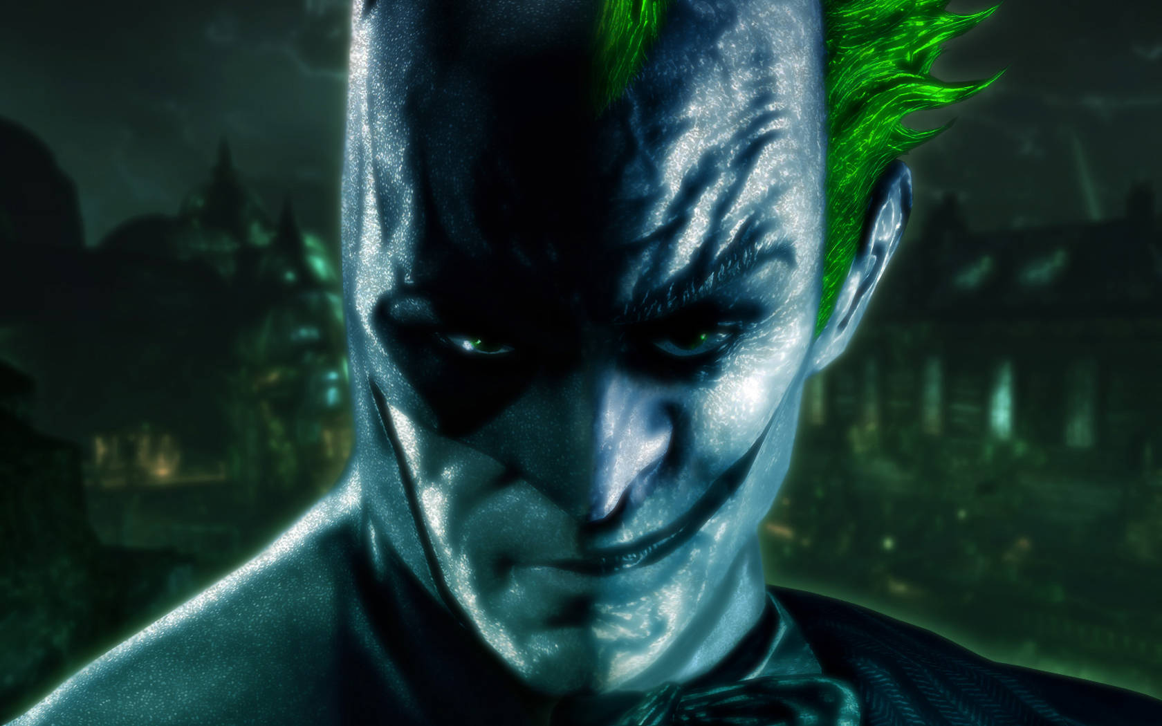 Batman Arkham City Joker Close Up