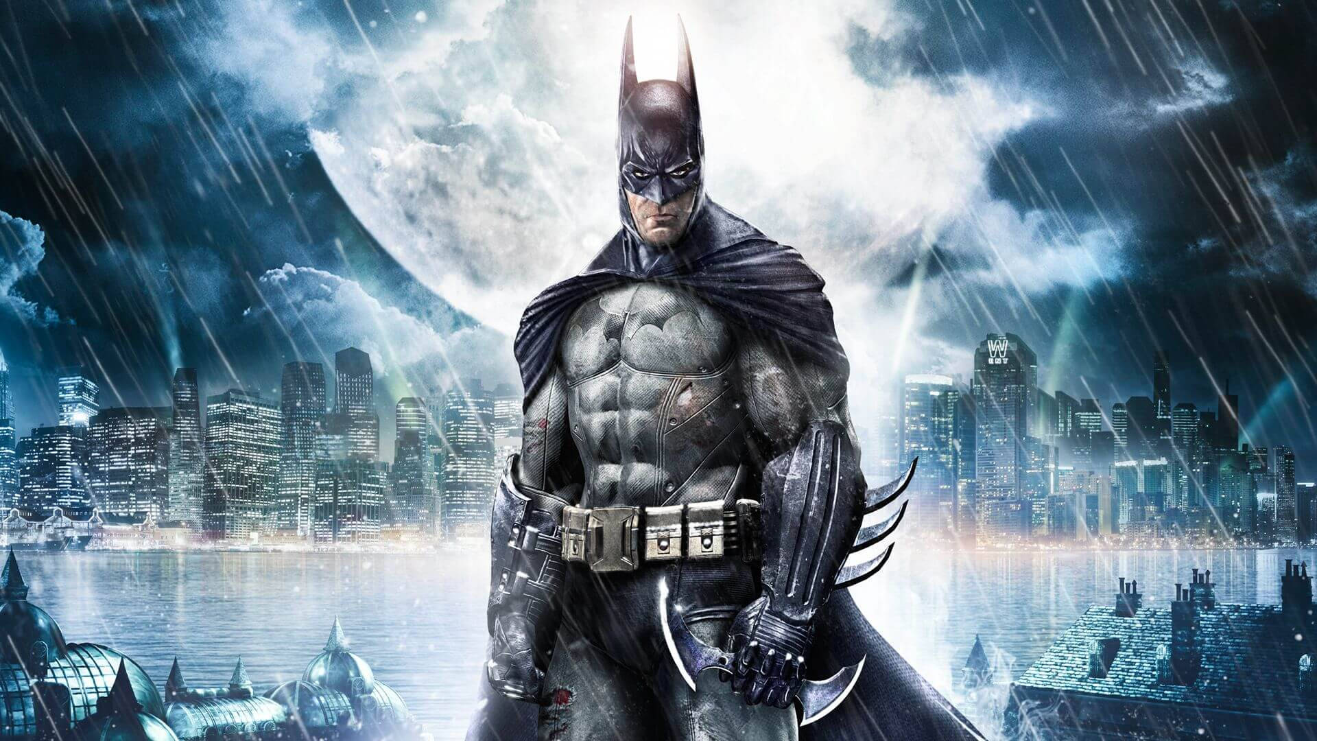 Batman Arkham City Raining Shot