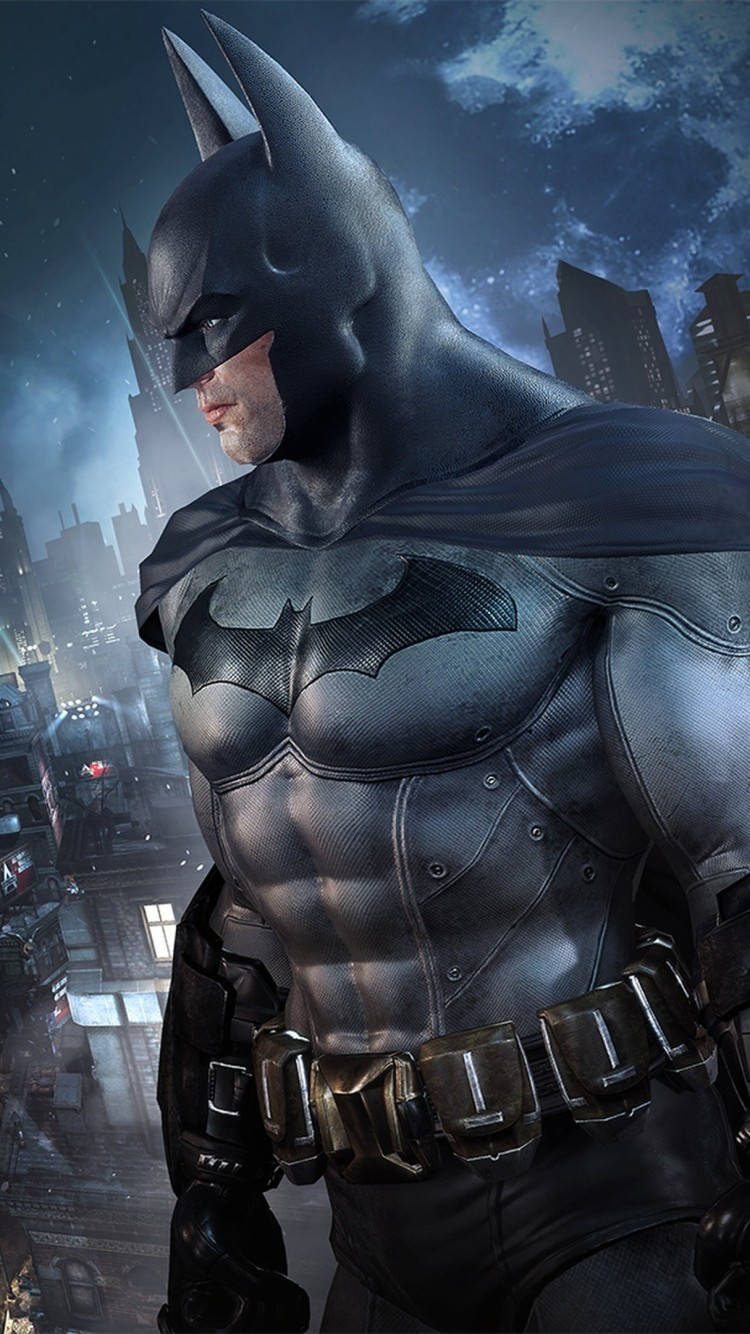 Batman Arkham Iphone Wearing Armor Belt Background