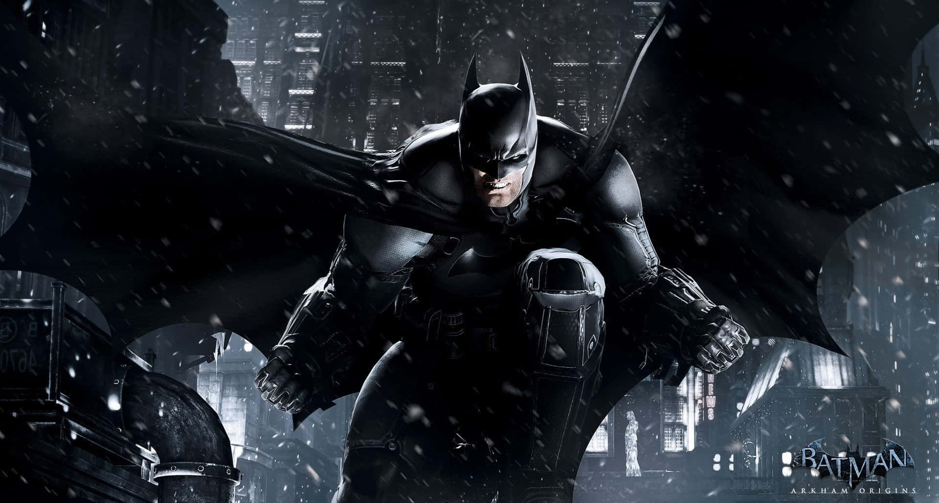 Batman Arkham Origins Bat Wings Background