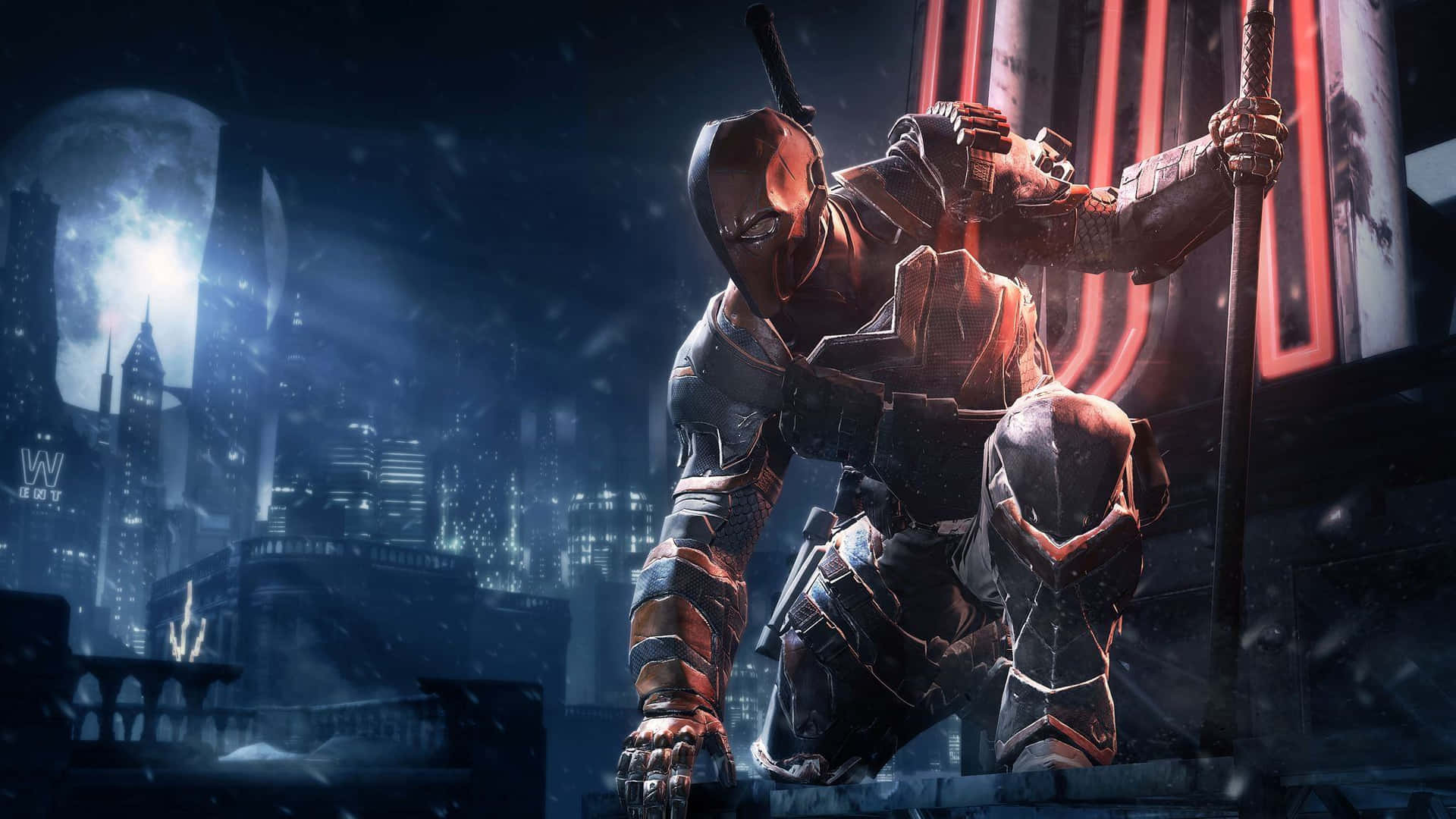 Batman Arkham Origins Deathstroke Background