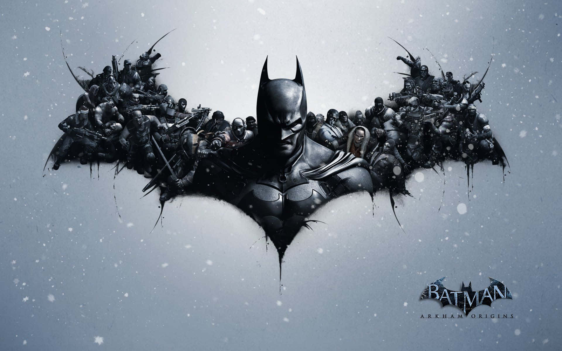 Batman Arkham Origins Logo Background