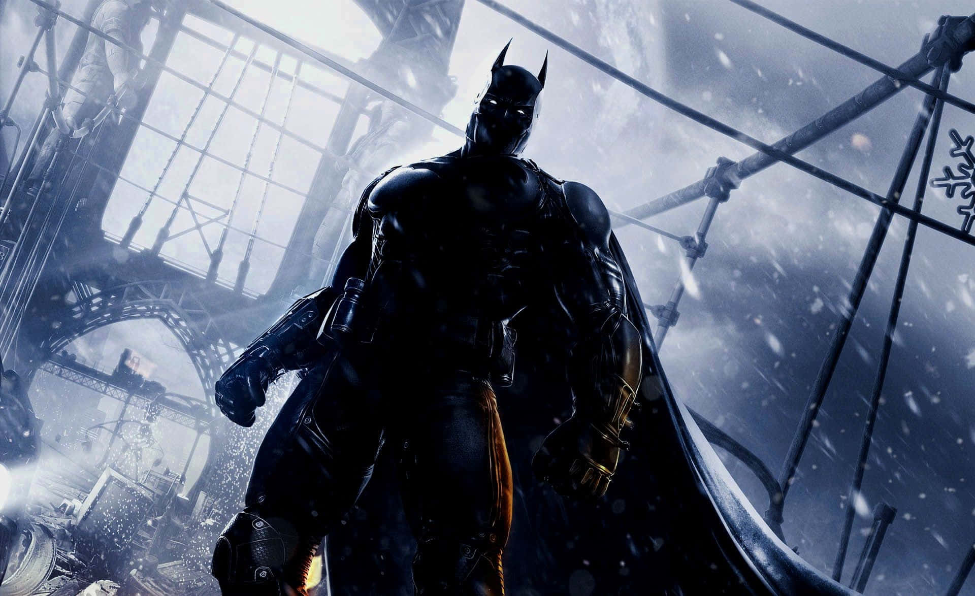 Batman Arkham Origins Silhouette Background