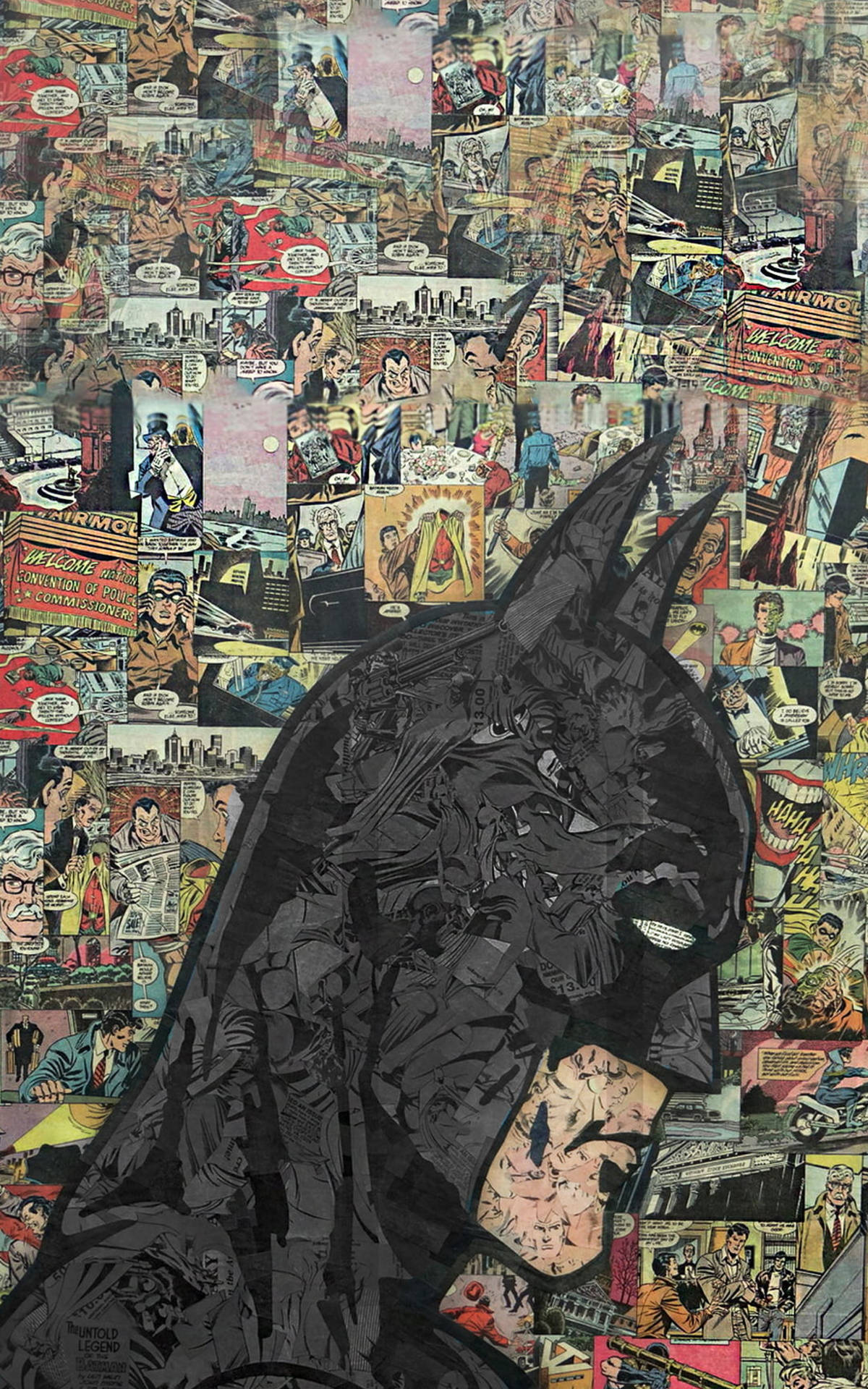 Batman Comics Phone Collage