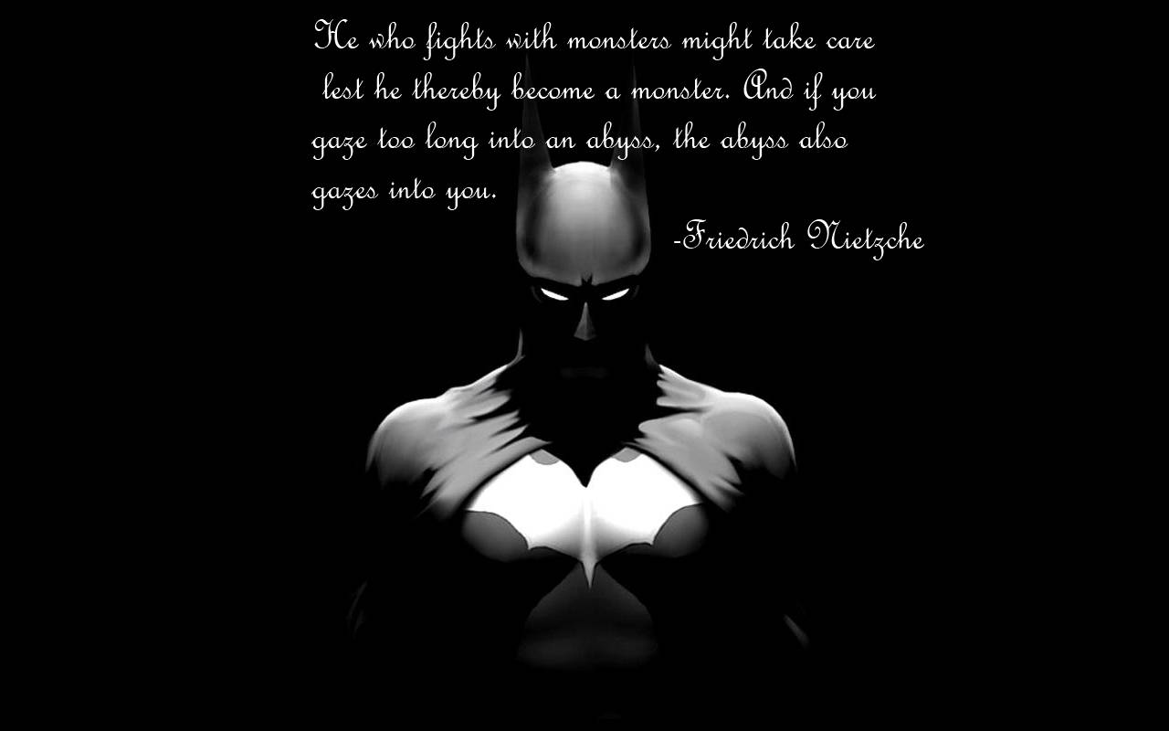 Batman Fighting Quotes Background