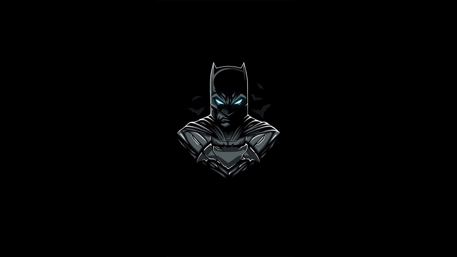 Batman Glowing Eyes Amoled Desktop