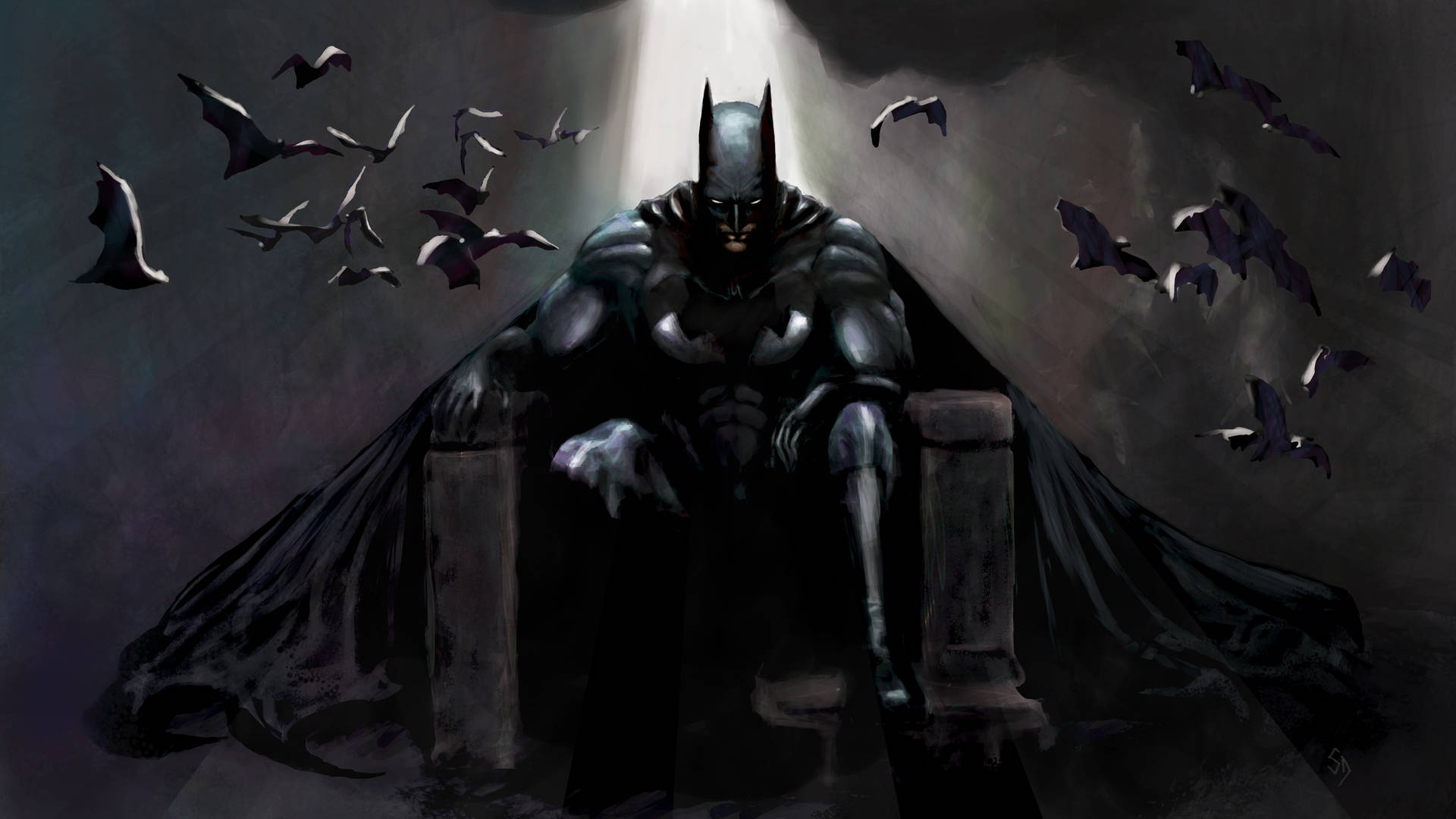 Batman Goth Art Background