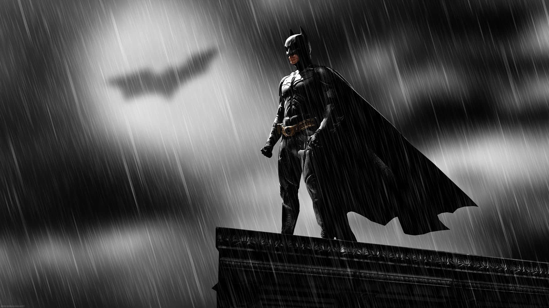 Batman In The Rain Background