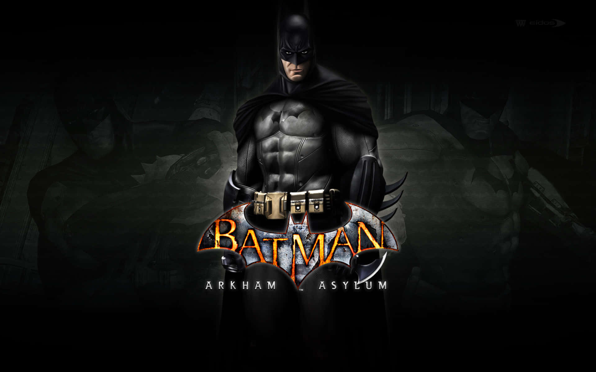 Batman Is Locked Away In Arkham Asylum Background