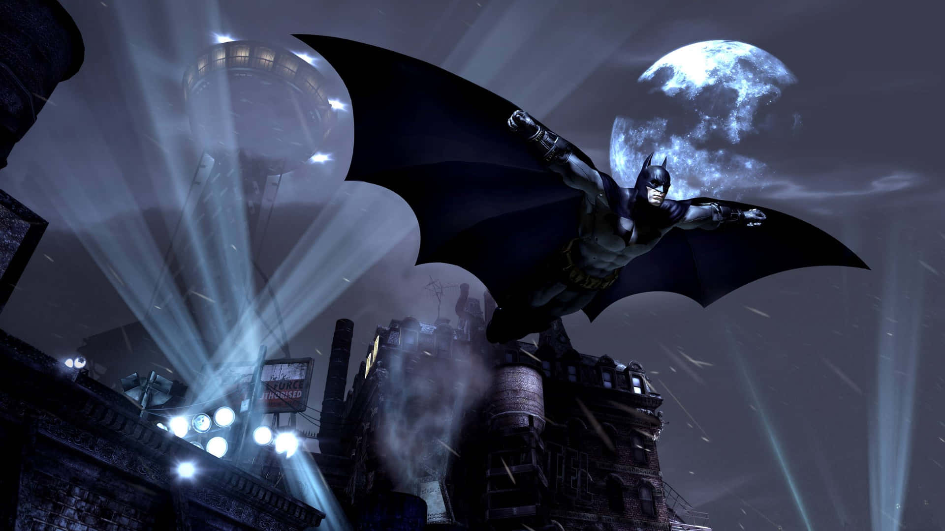 Batman Is Ready To Take Flight In This Epic Desktop Wallpaper.