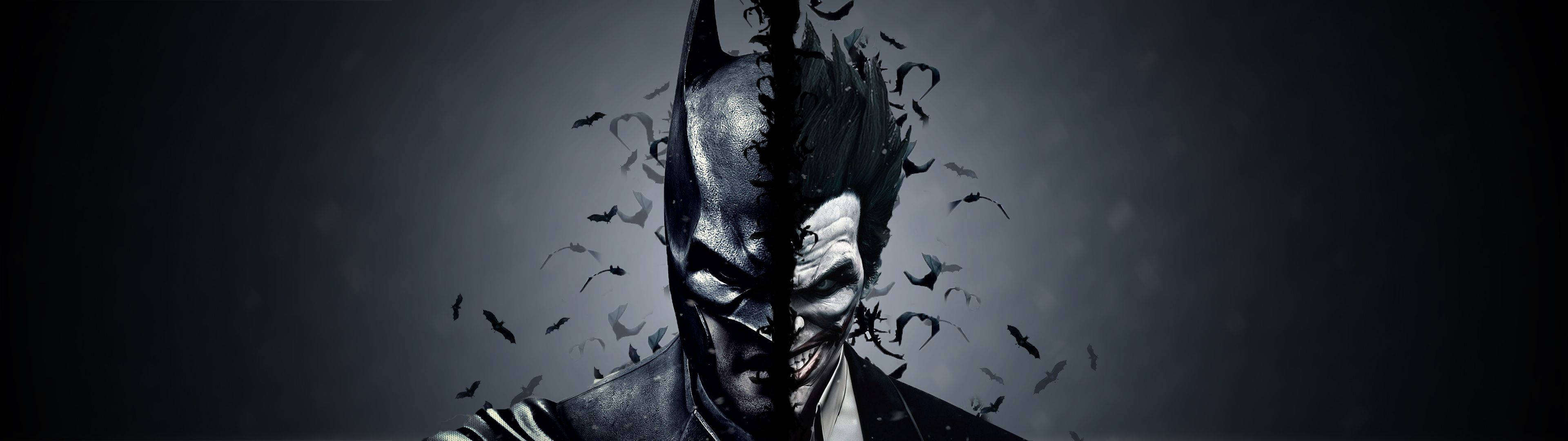 Batman & Joker Face Off Background