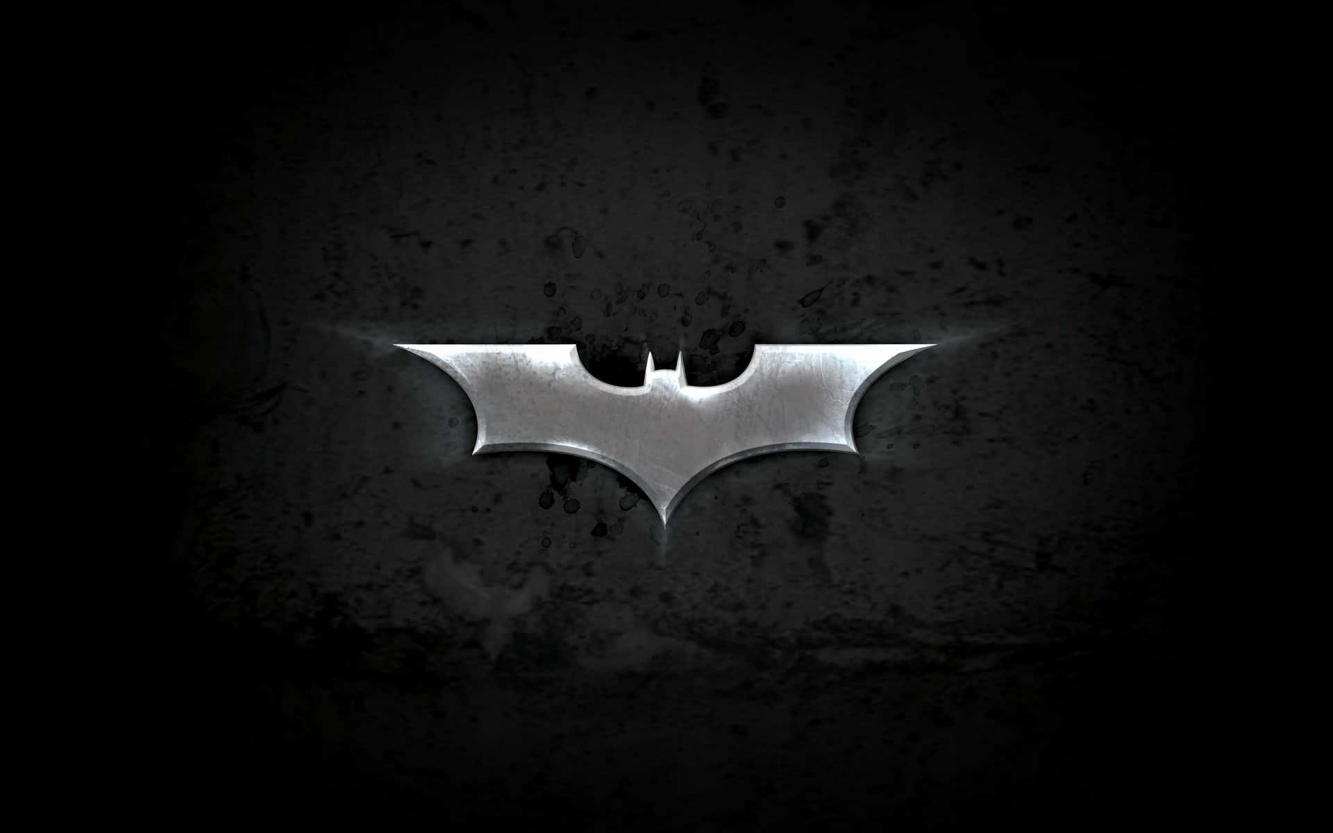 Batman Laptop Stylish Silver Logo Background