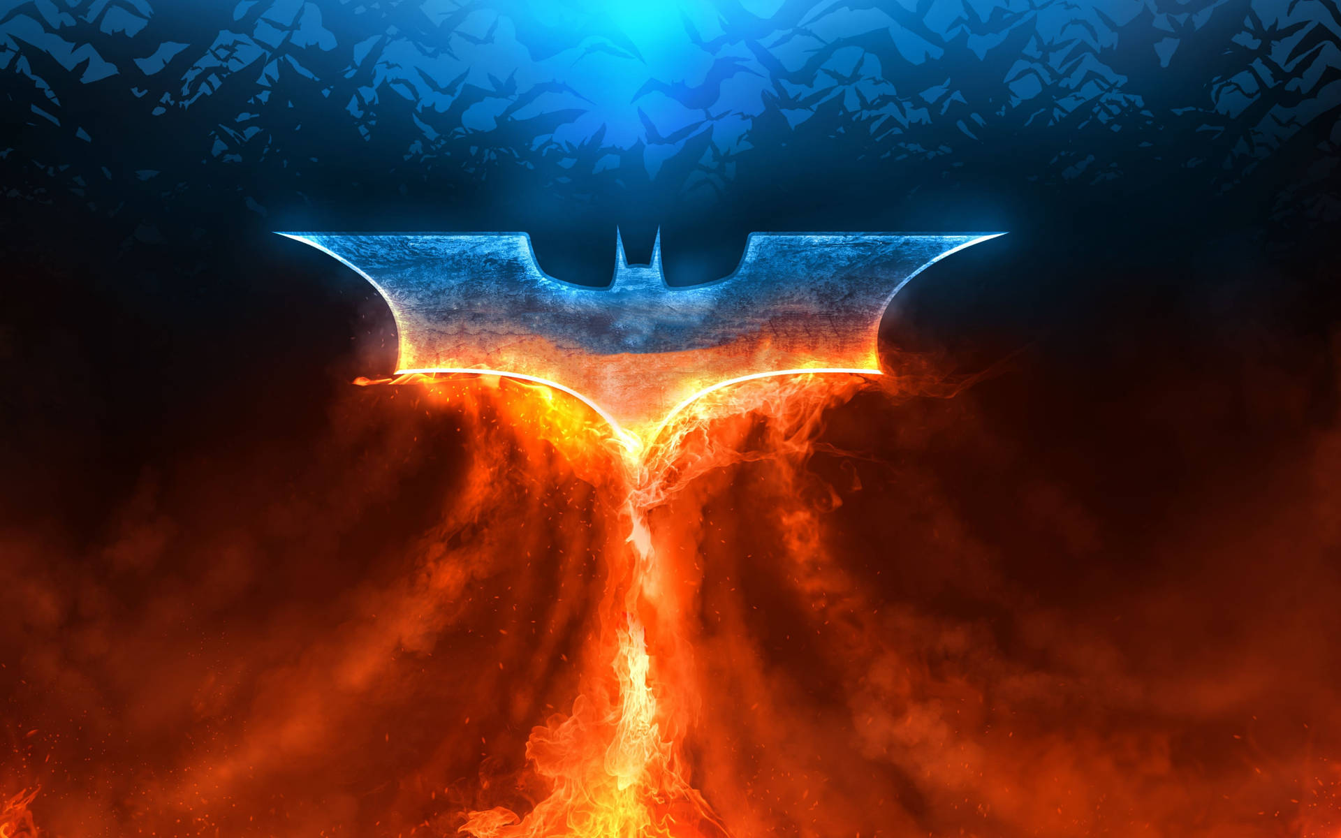 Batman Logo Elements Background