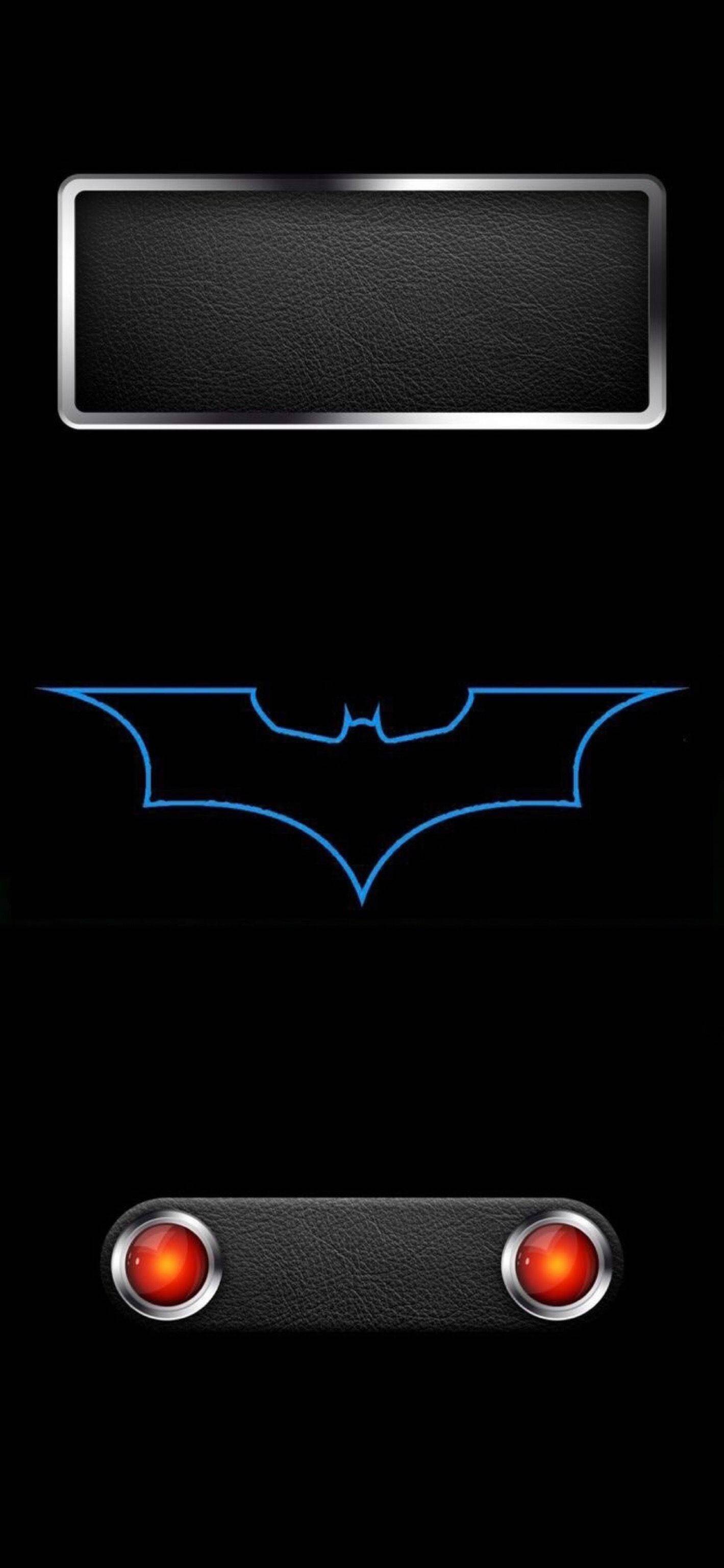 Batman Logo Iphone On Device Background