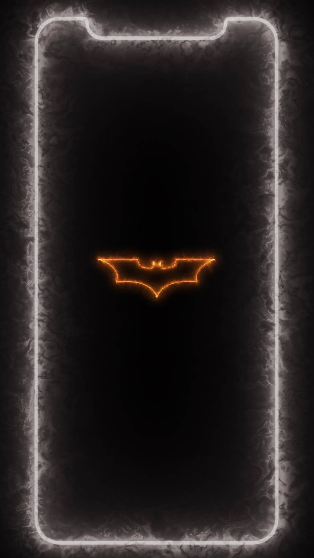 Batman Logo Neon Aesthetic Iphone