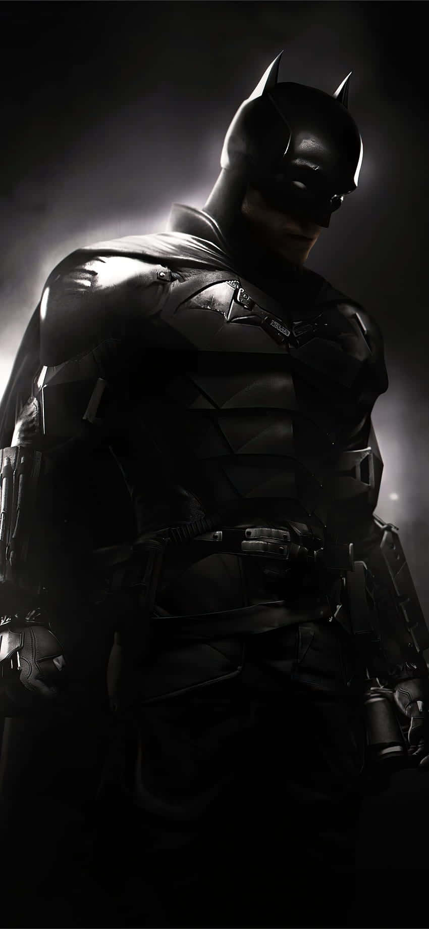 Batman Logo On Black Iphone Background