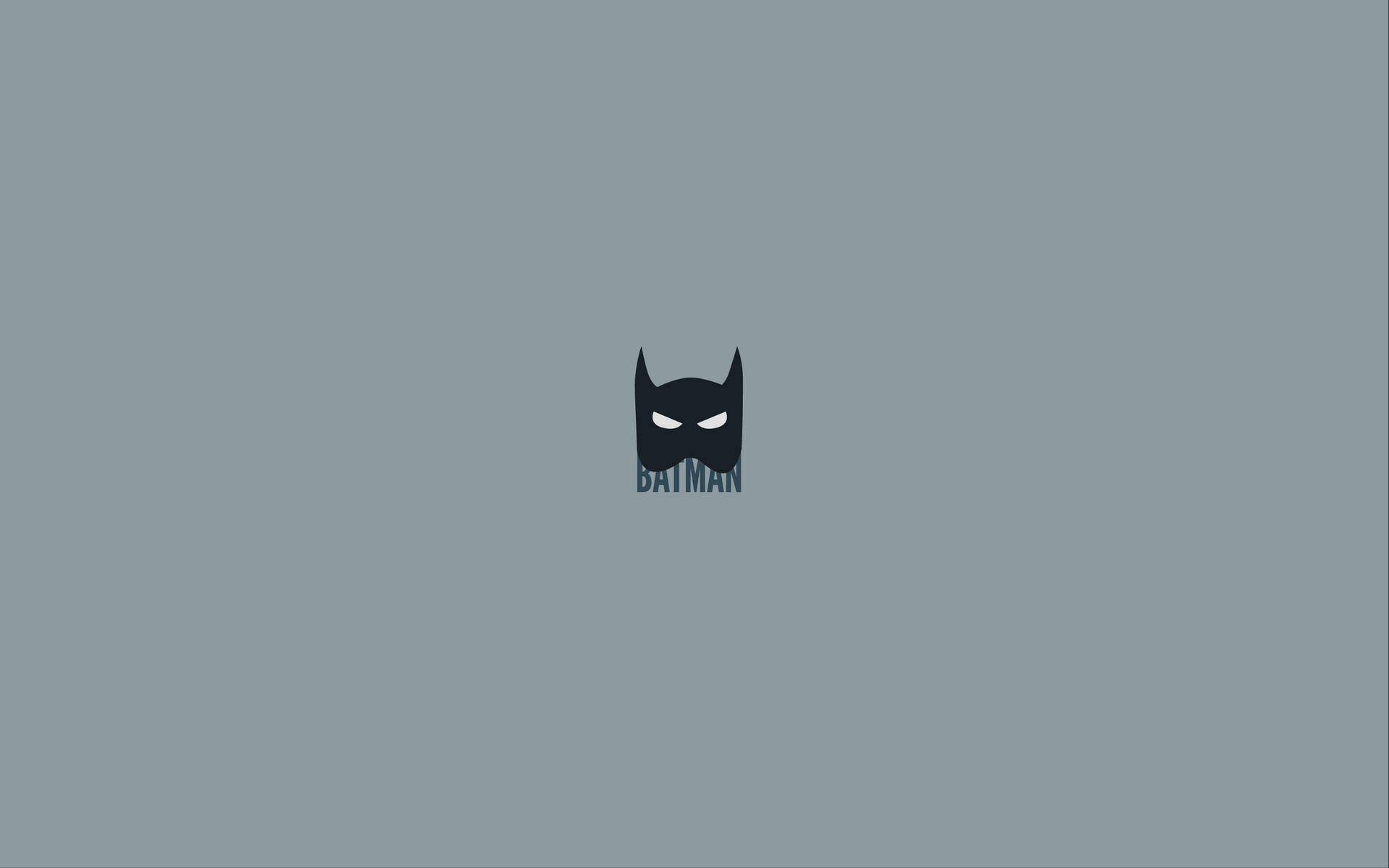 Batman Mask In Plain Color Background