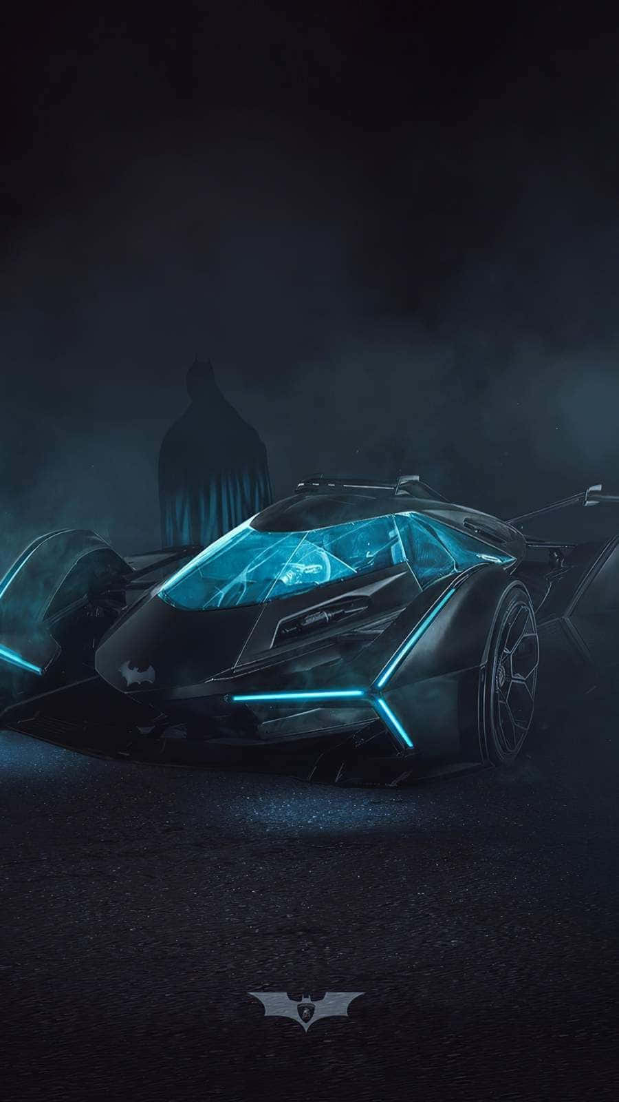 Batman Monster Car Blue Transparent