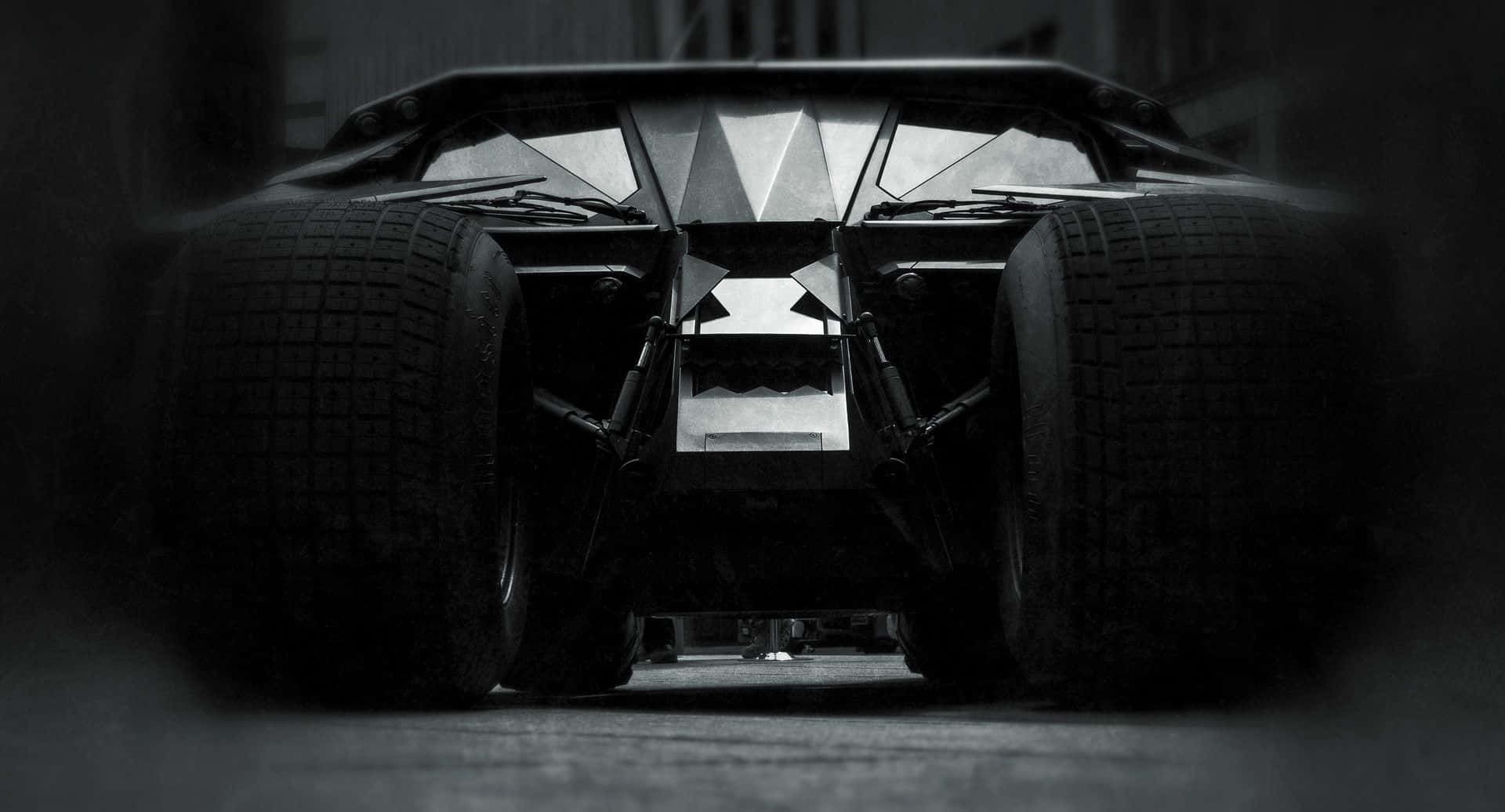 Batman Monster Car Close View Background