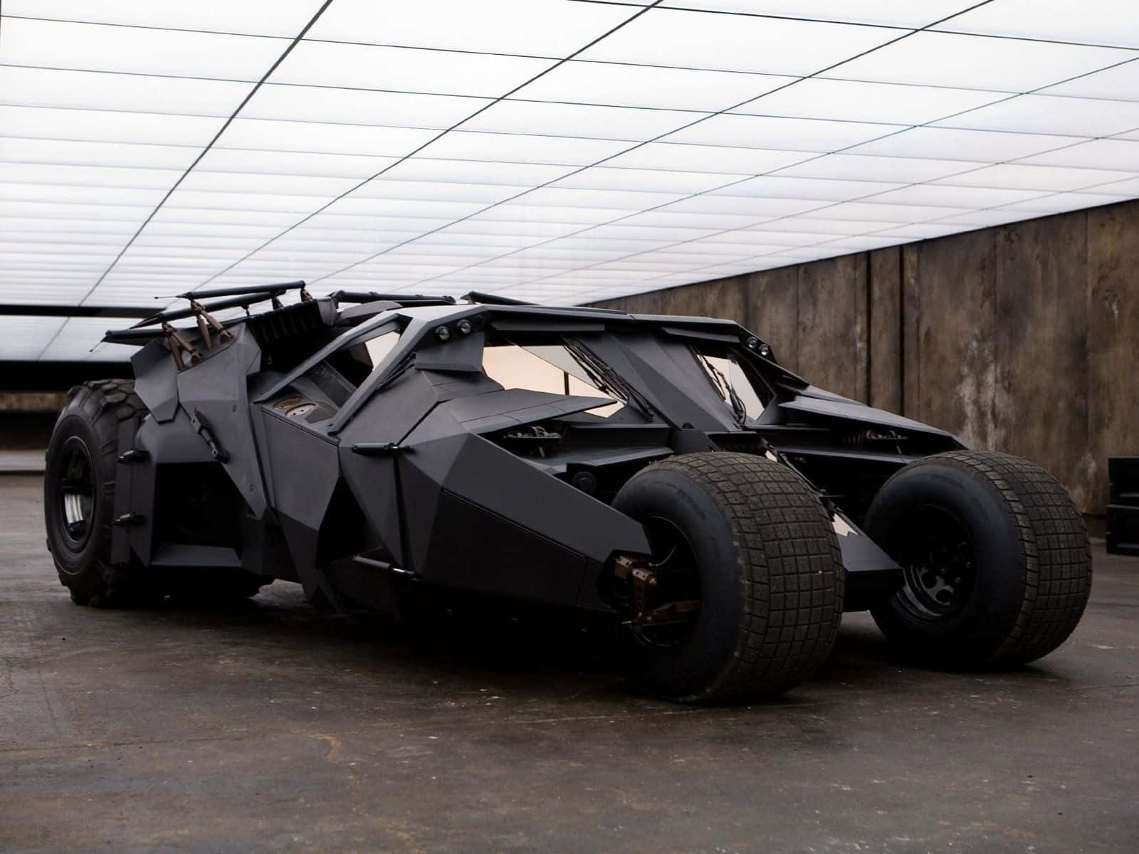 Batman Monster Car Metallic Background