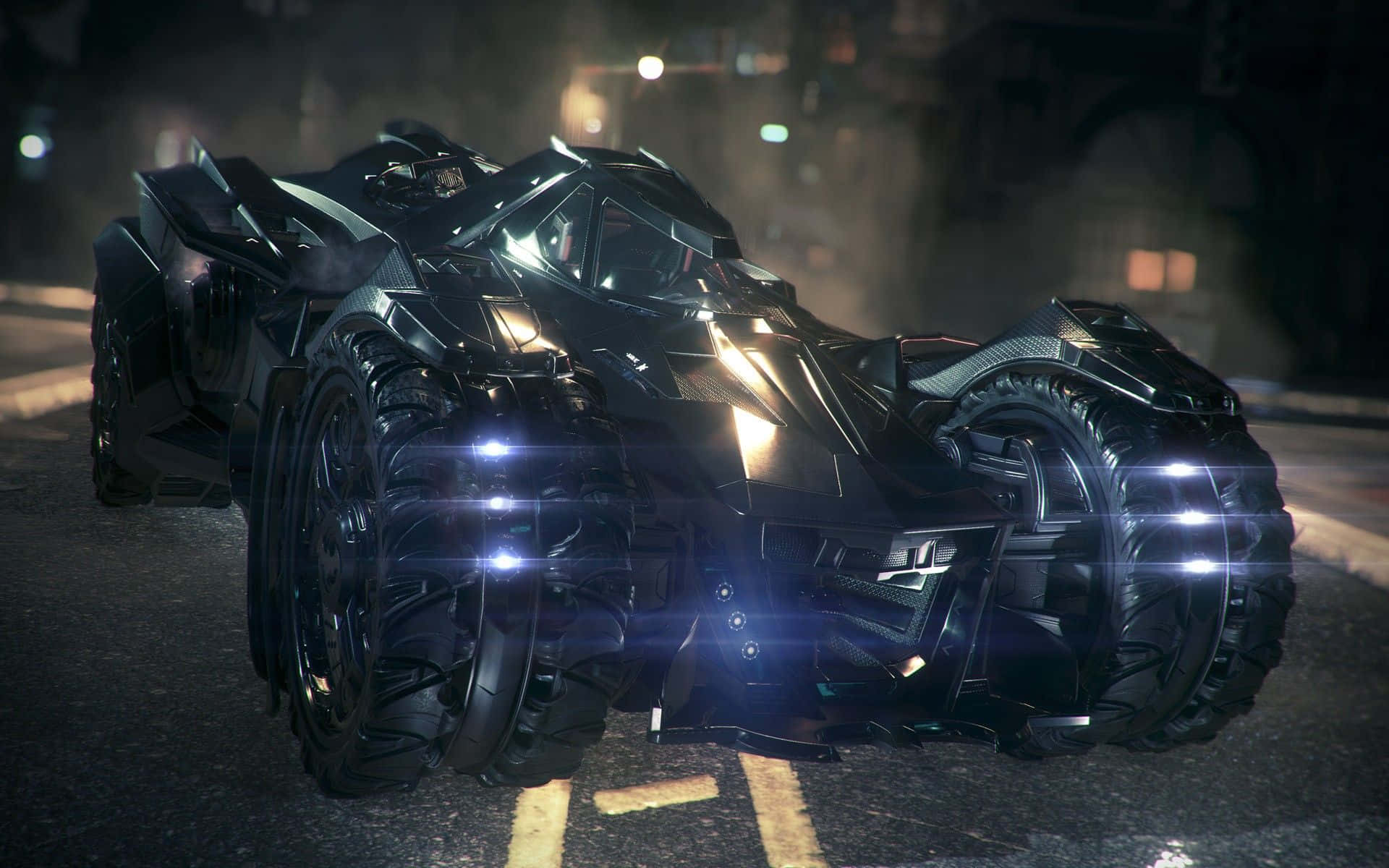 Batman Monster Car Thick Wheels Background