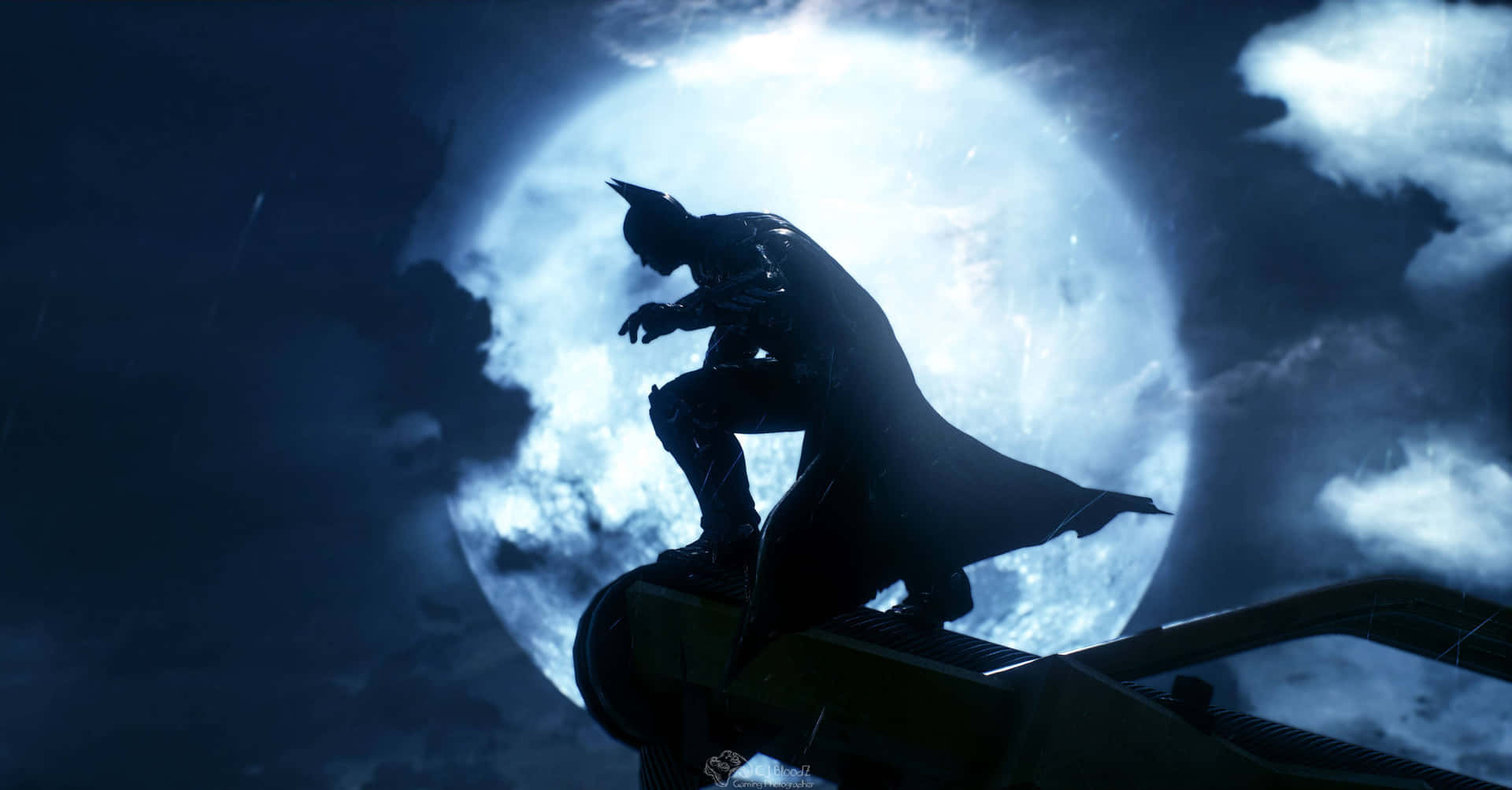Batman Moonlit Vigilance Arkham City Background