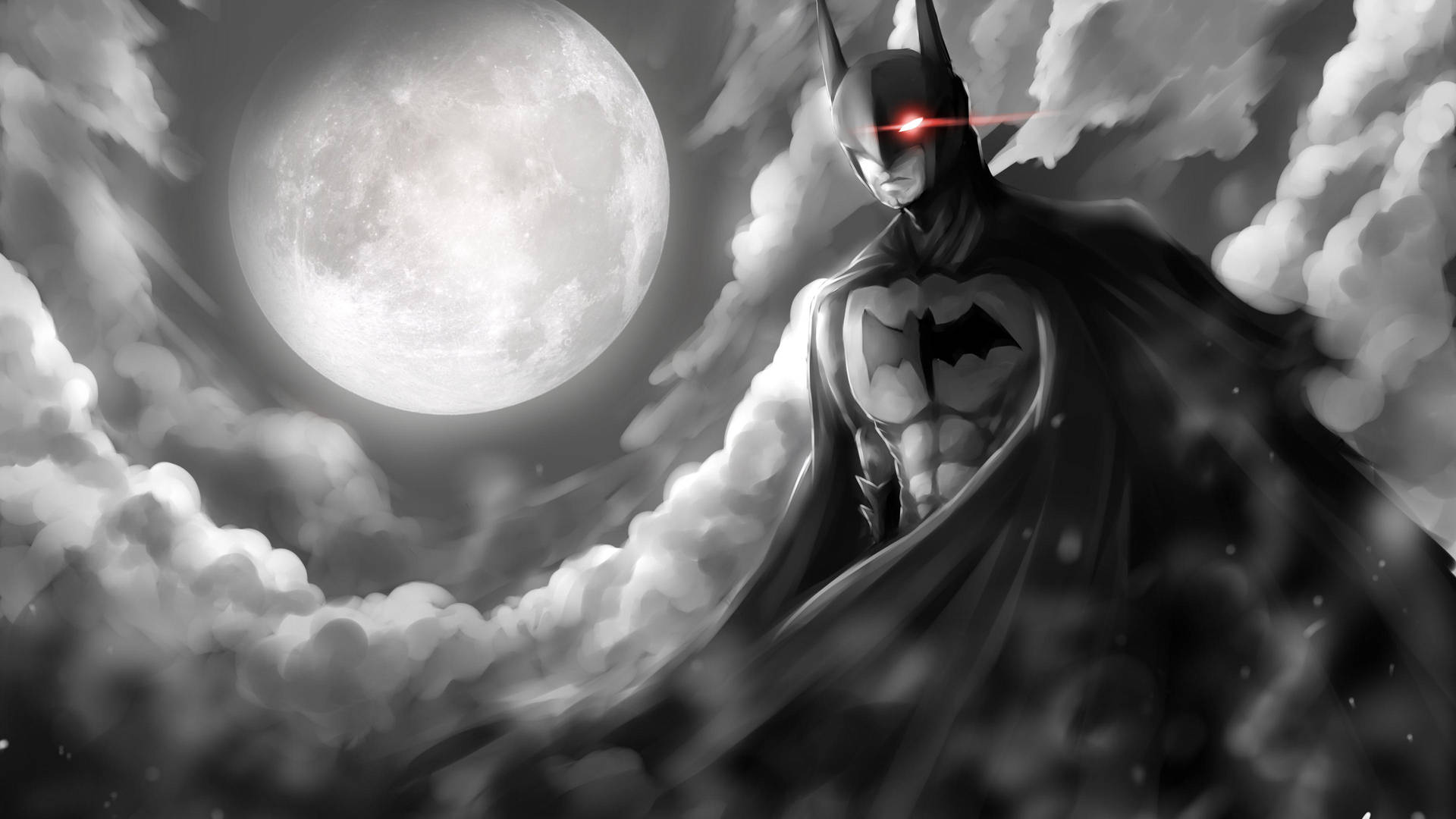 Batman Painted Artwork 4k Background