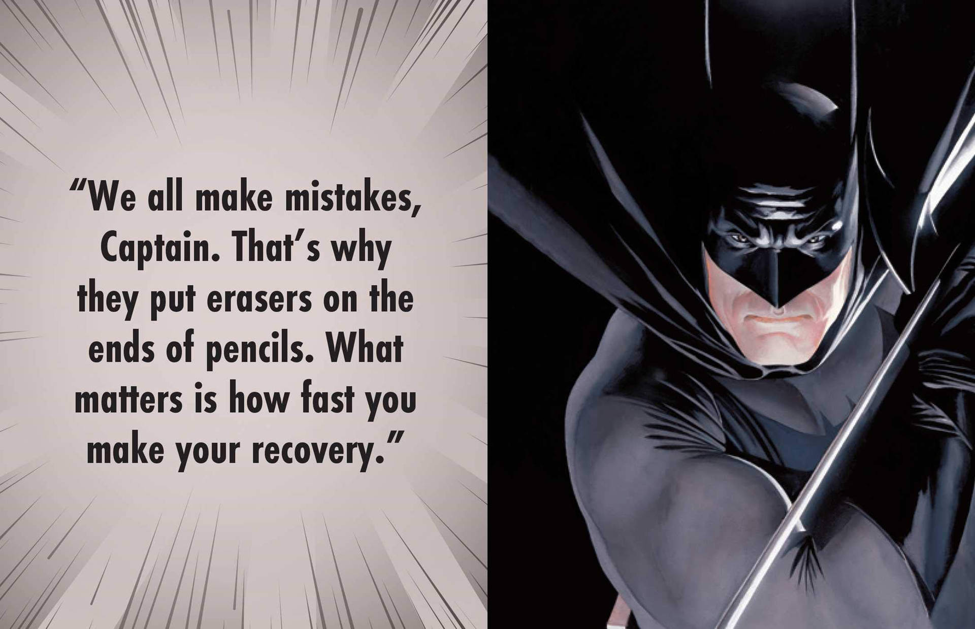Batman Quotes On Mistake Background