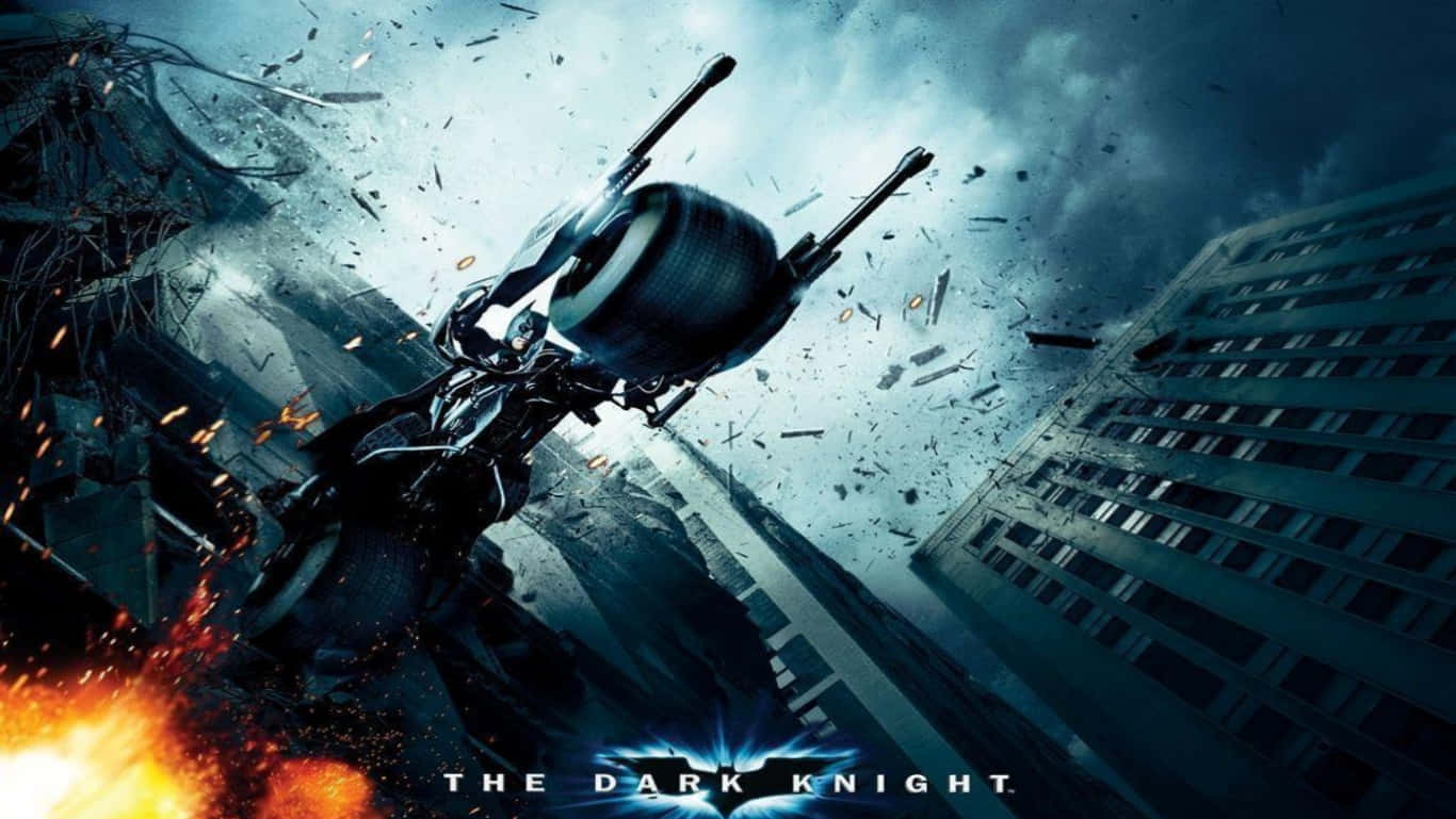 Batman Riding His Batcycle Dark Knight Hd