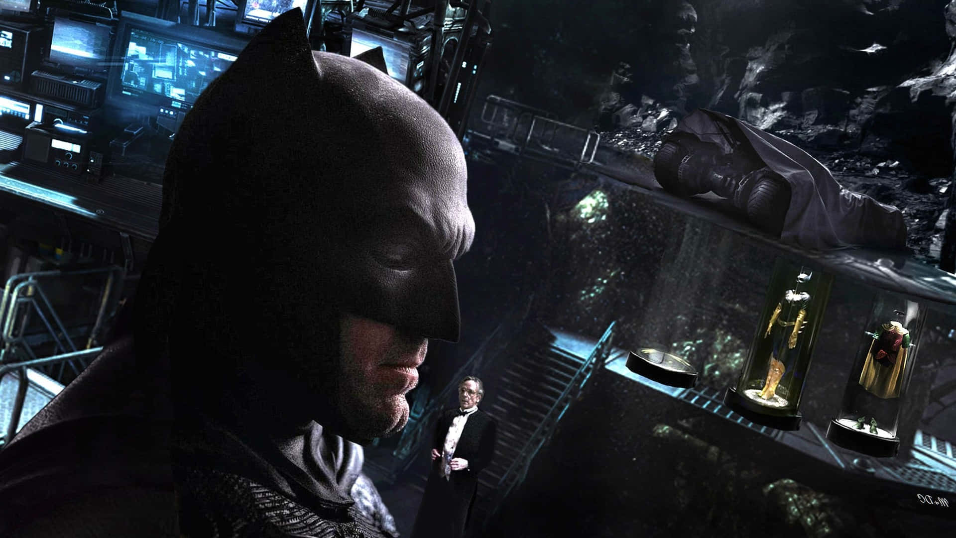 Batman's Batcave Background