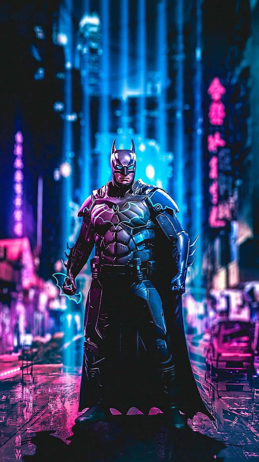 Batman's Iconic Logo On An Awesome Iphone Background