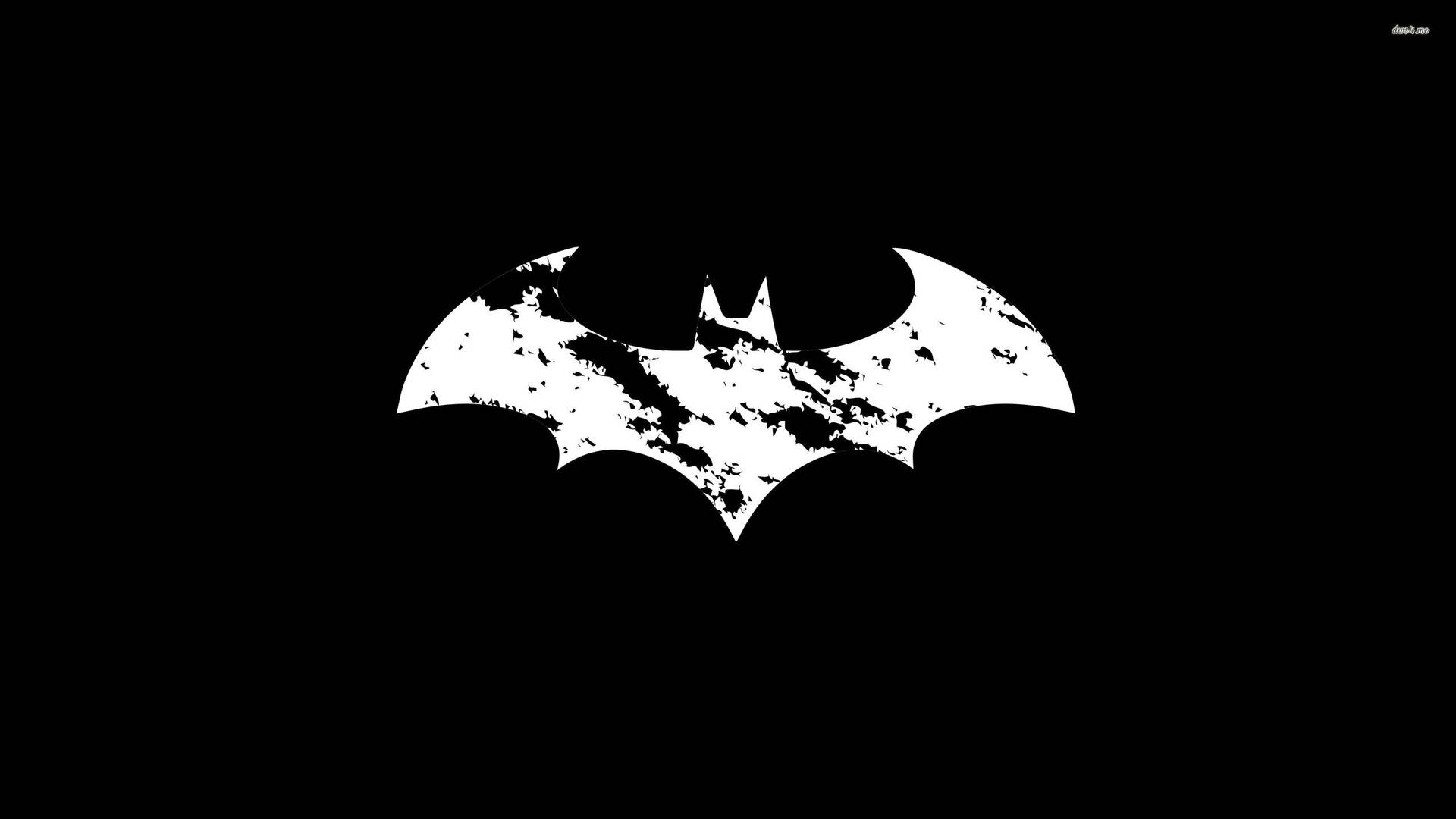 Batman Scratched Bat Logo Background