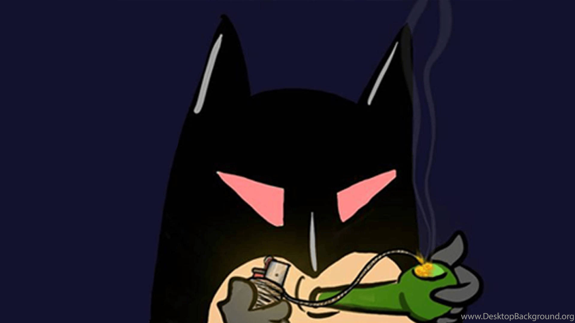 Batman Smoking Blunt