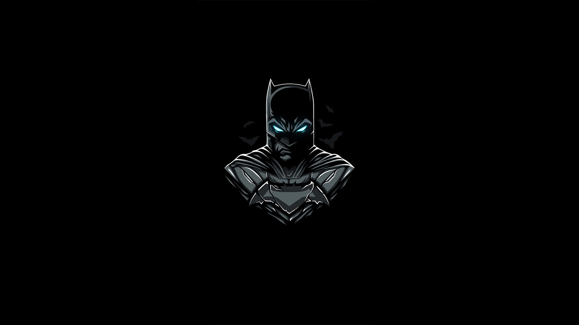 Batman Stands Tall In Full Costume Background