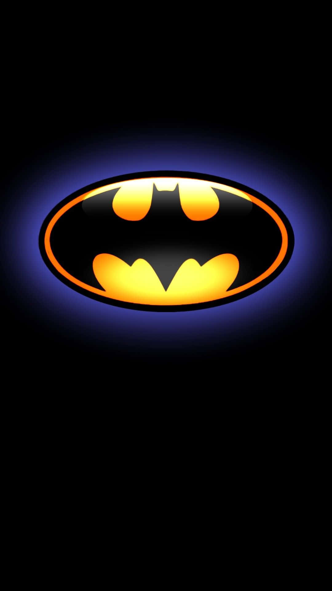 Batman Symbol Glowingi Phone Wallpaper Background