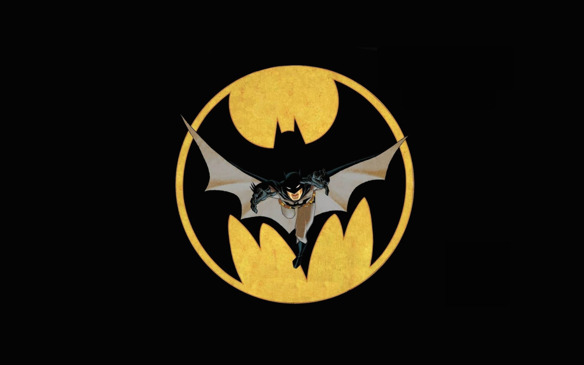 Batman Symbolwith Character Background