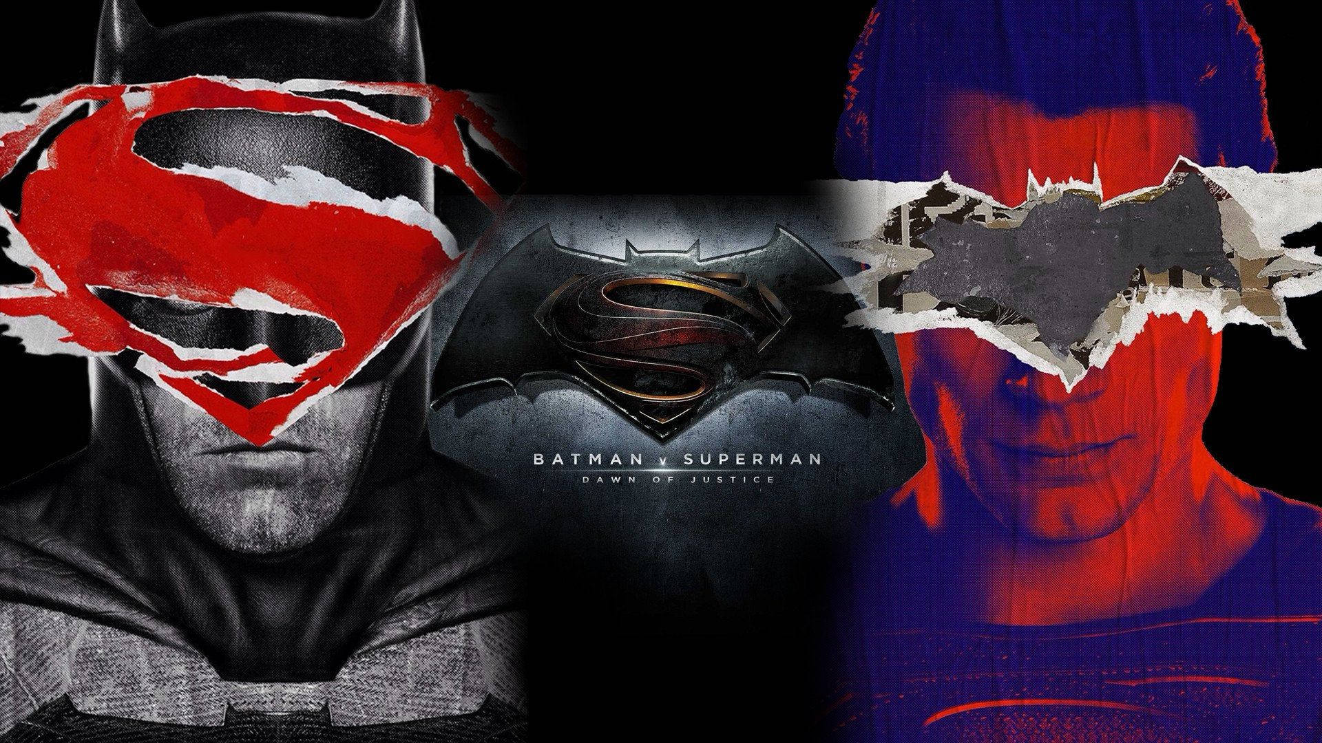 Batman V Superman Dawn Of Justice Awesome Poster Background