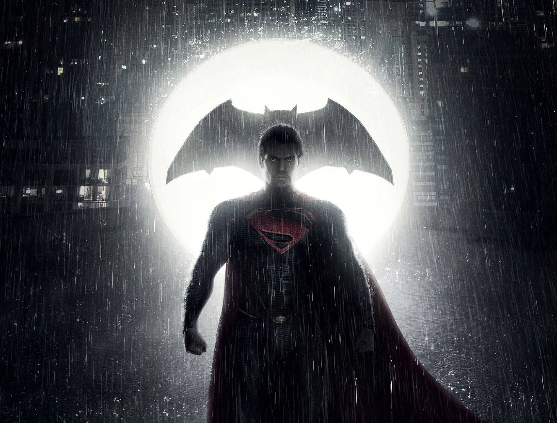 Batman V Superman Dawn Of Justice Superman Over Batman Logo