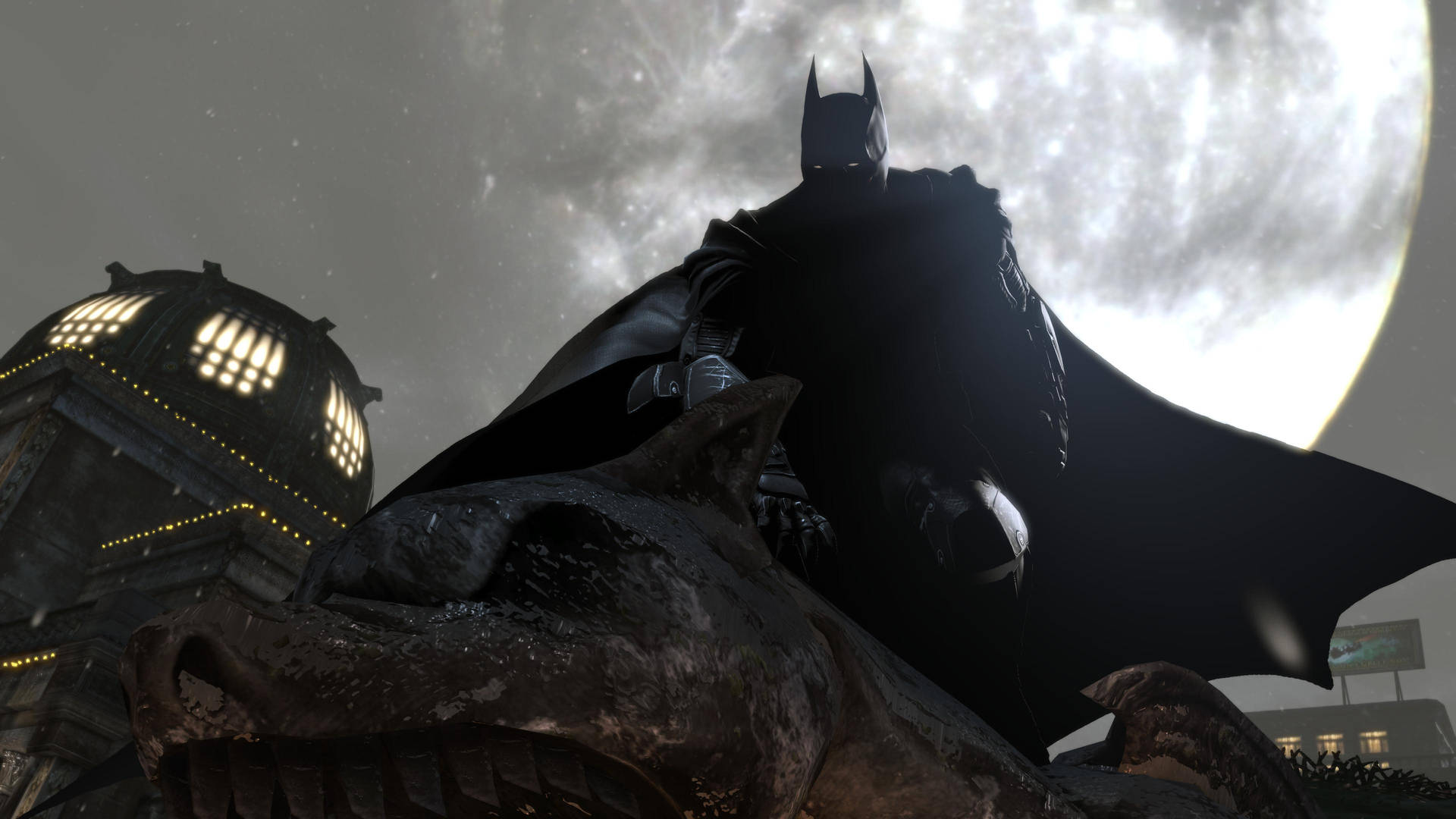 Batman Vanquishing An Enemy 4k Background