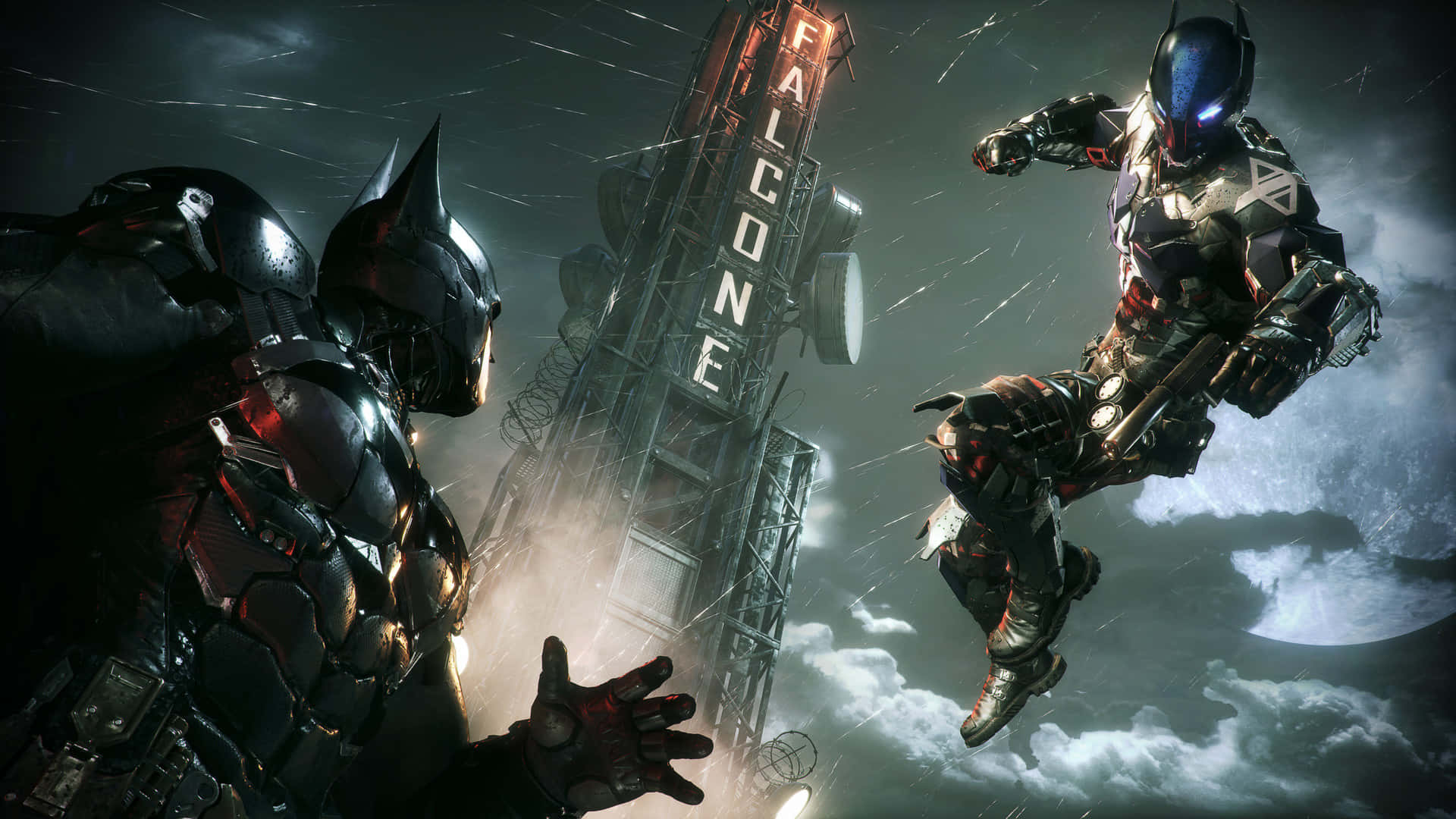Batmanvs Arkham Knight Falcone Showdown Background