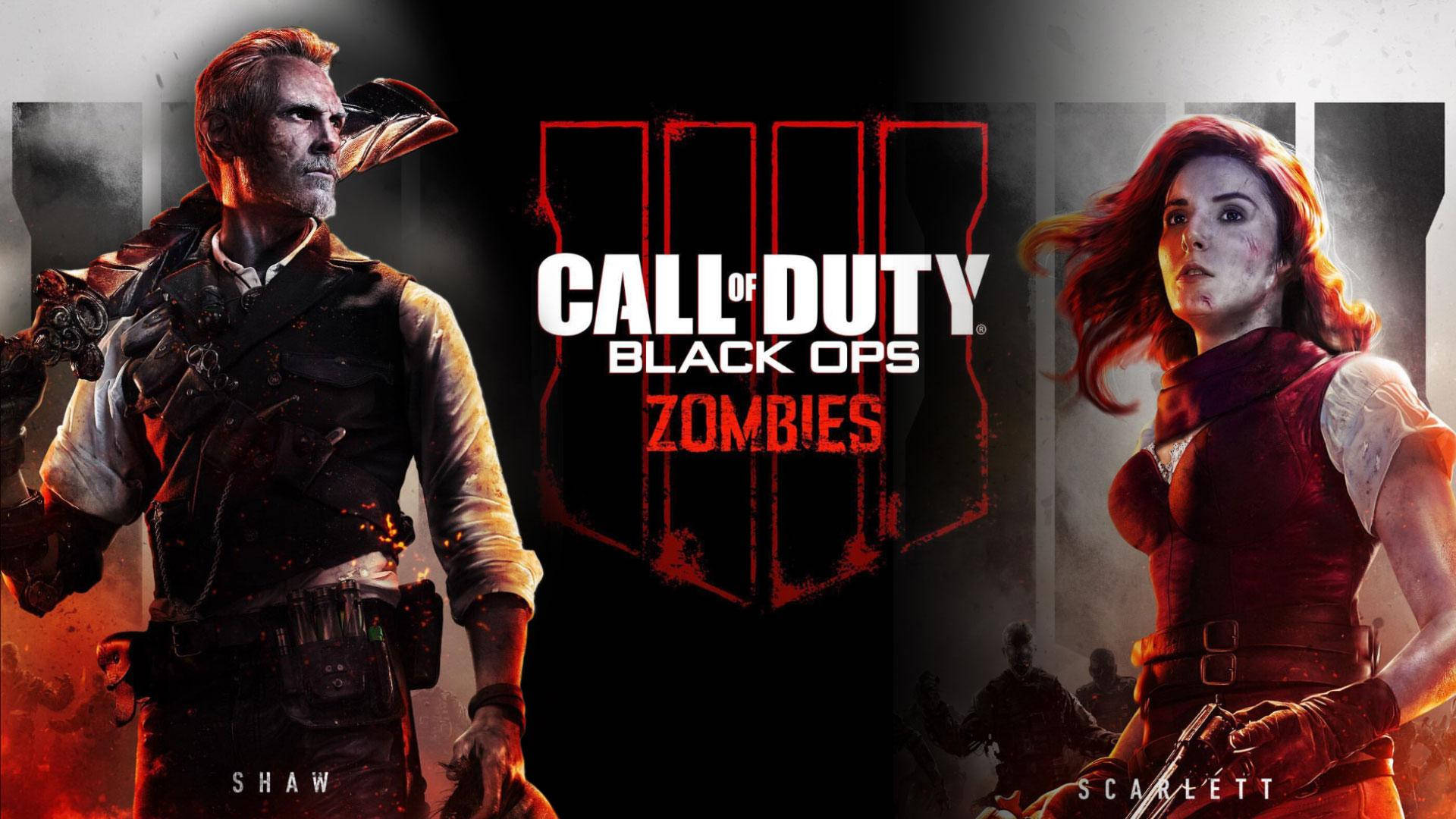 Battle Against Unrelenting Hordes Of Zombie Enemies And Survive In Call Of Duty: Black Ops 4 Zombies. Background