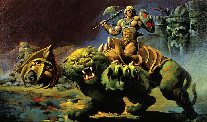 Battle Cat He-man And The Masters Of The Universe Box Art