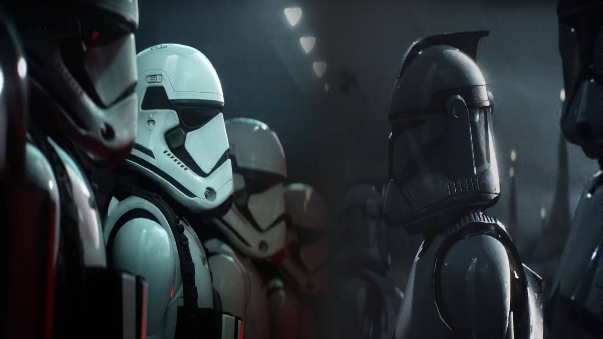 Battle Of Power - Clone Trooper In Raid Background